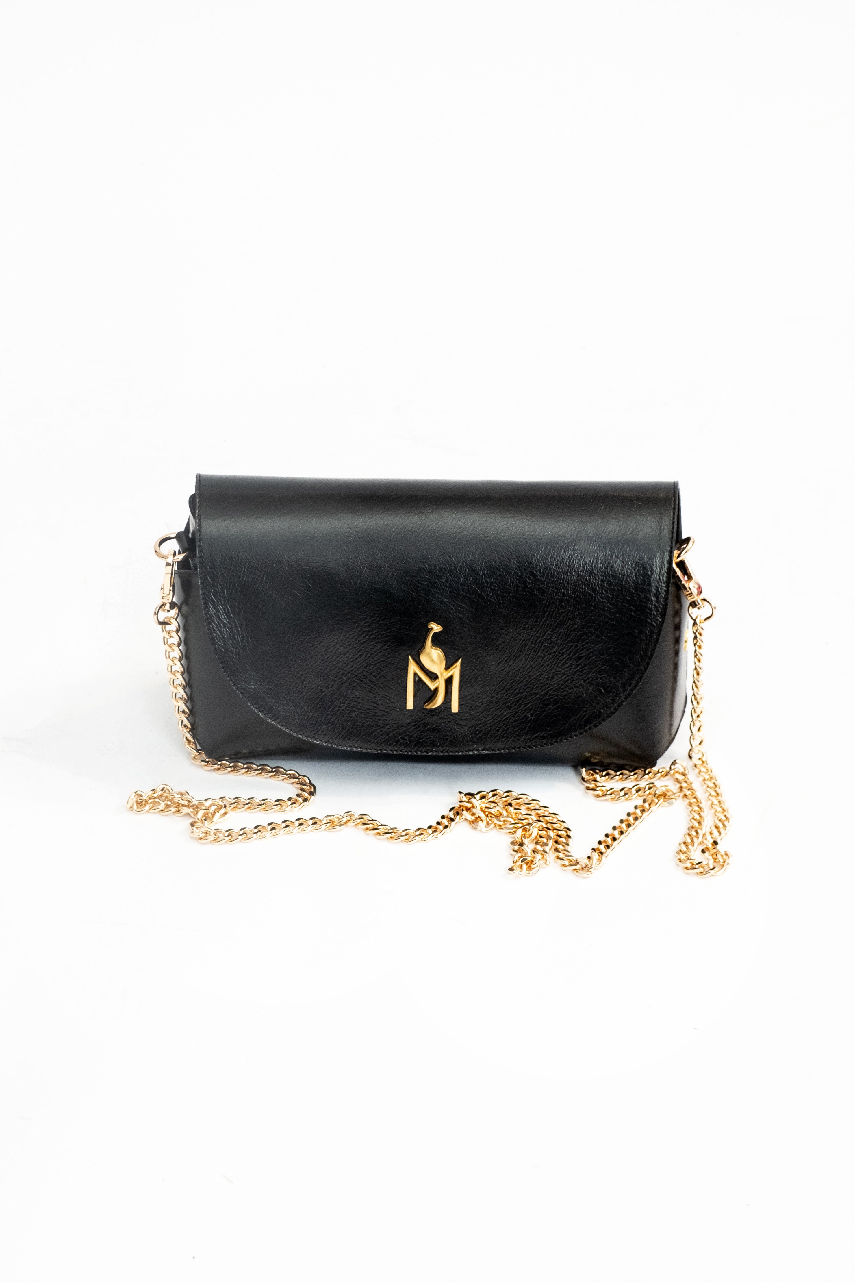 Handmade Bag Metallic Black