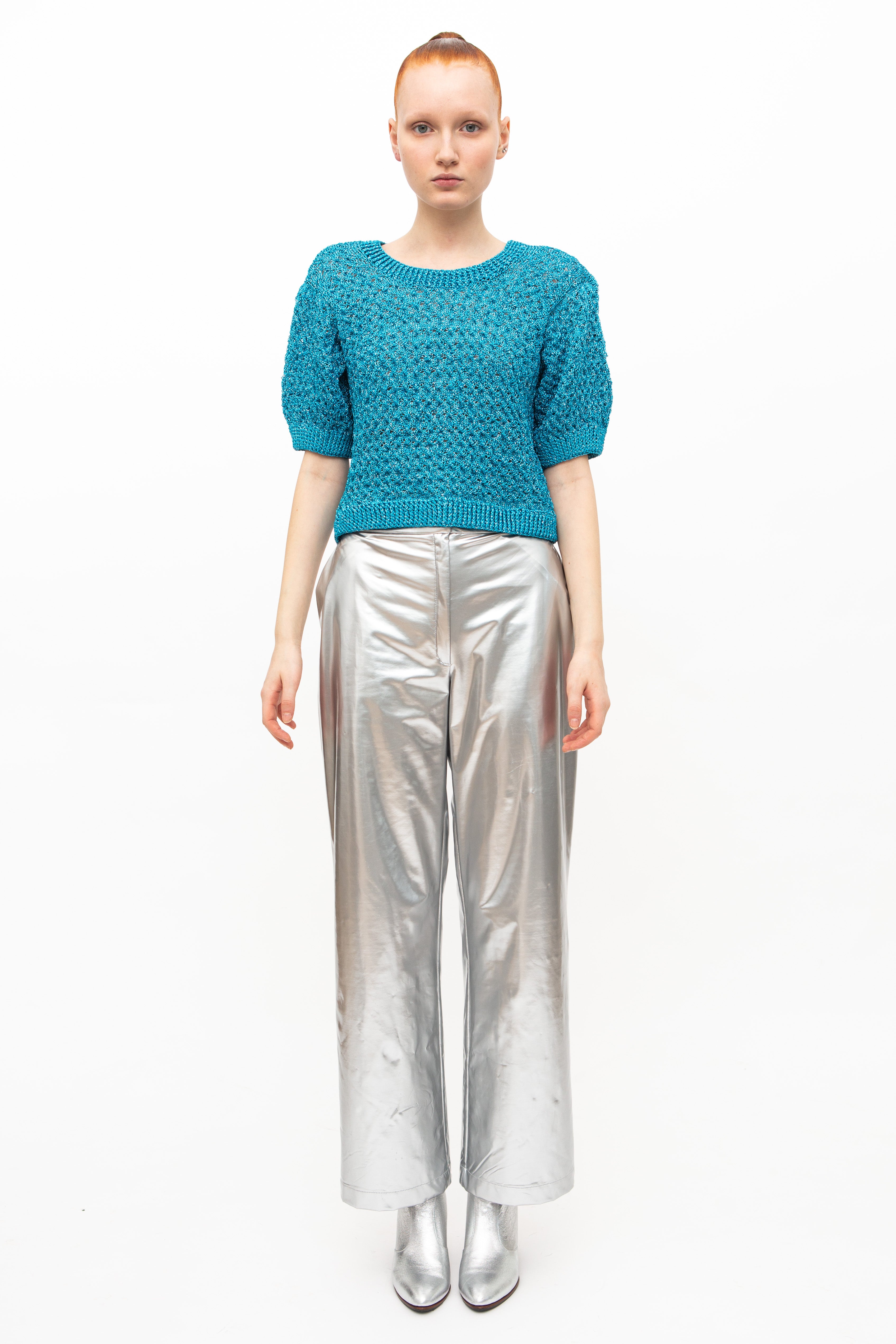 Handmade Pullover Turquoise