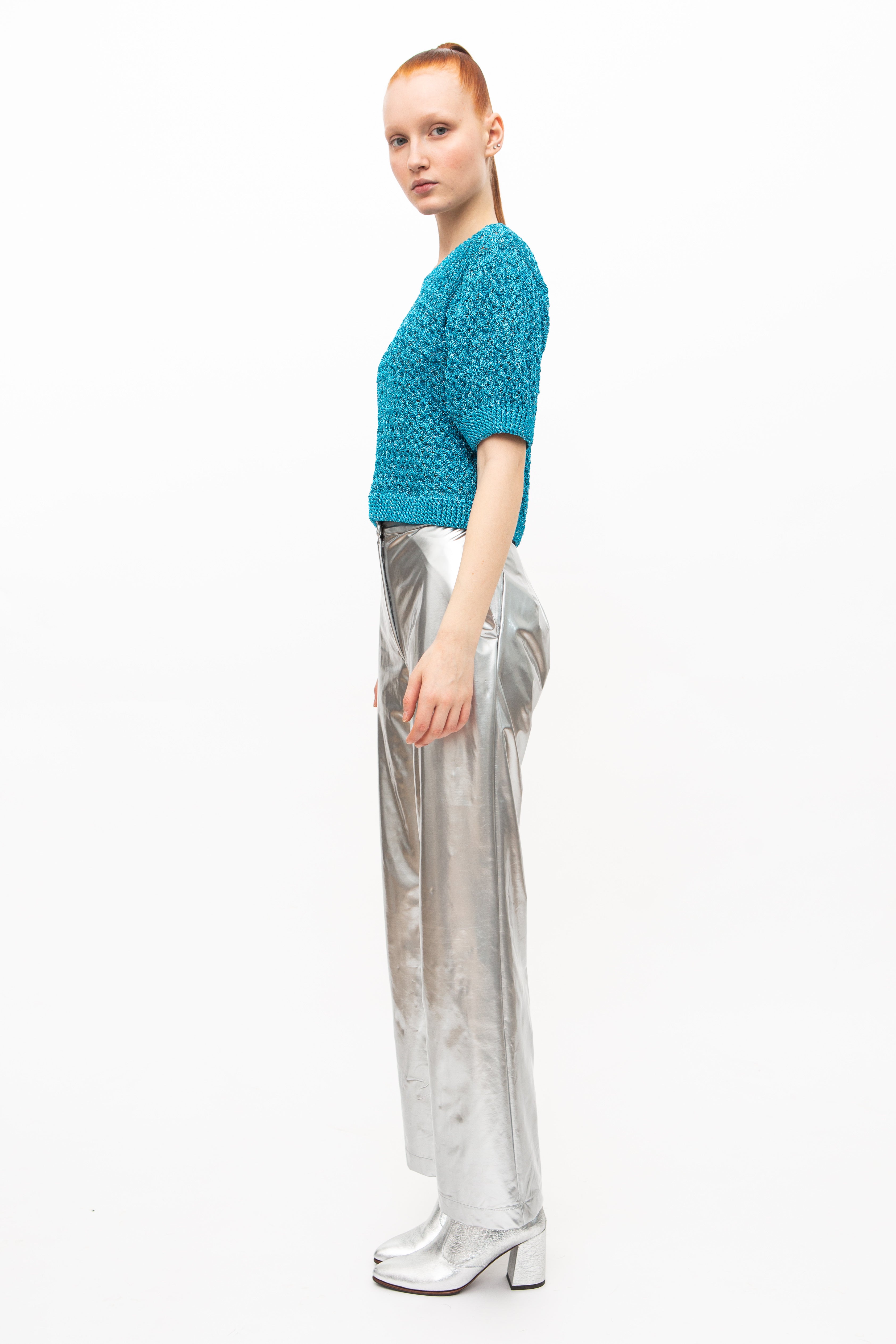 Handmade Pullover Turquoise