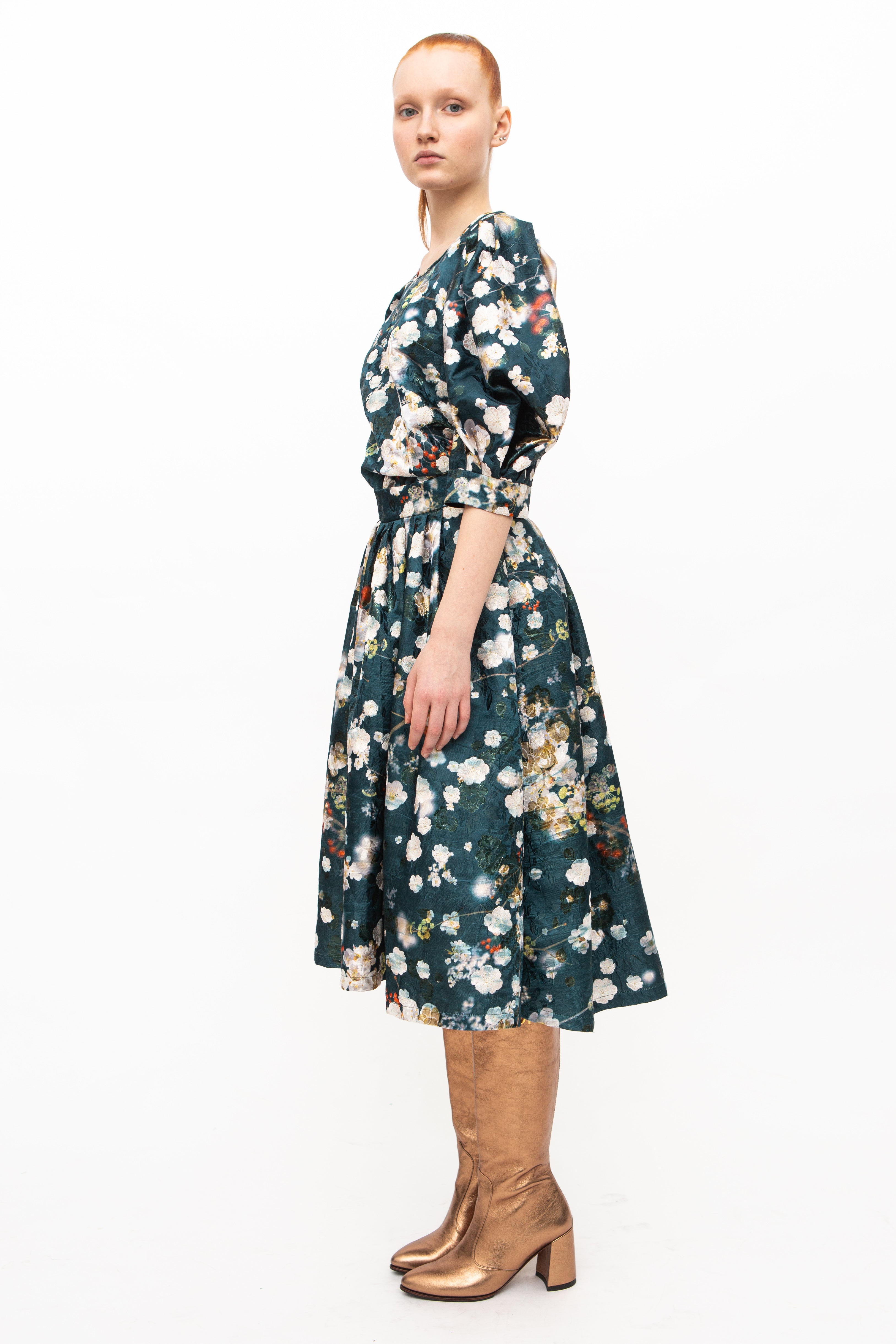 Handmade Boots Metallic Bronze