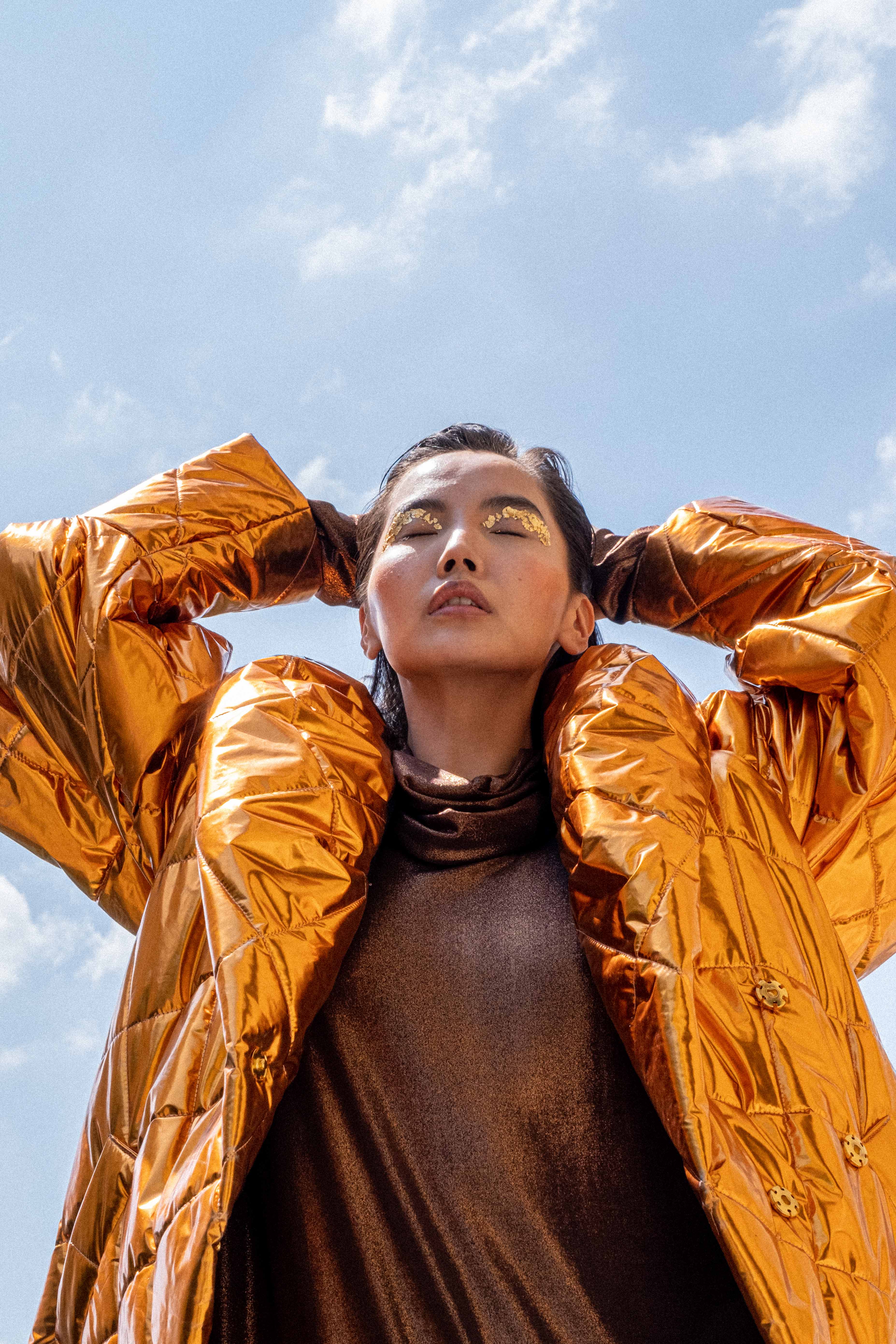 Coat Radiant Gold Elegance