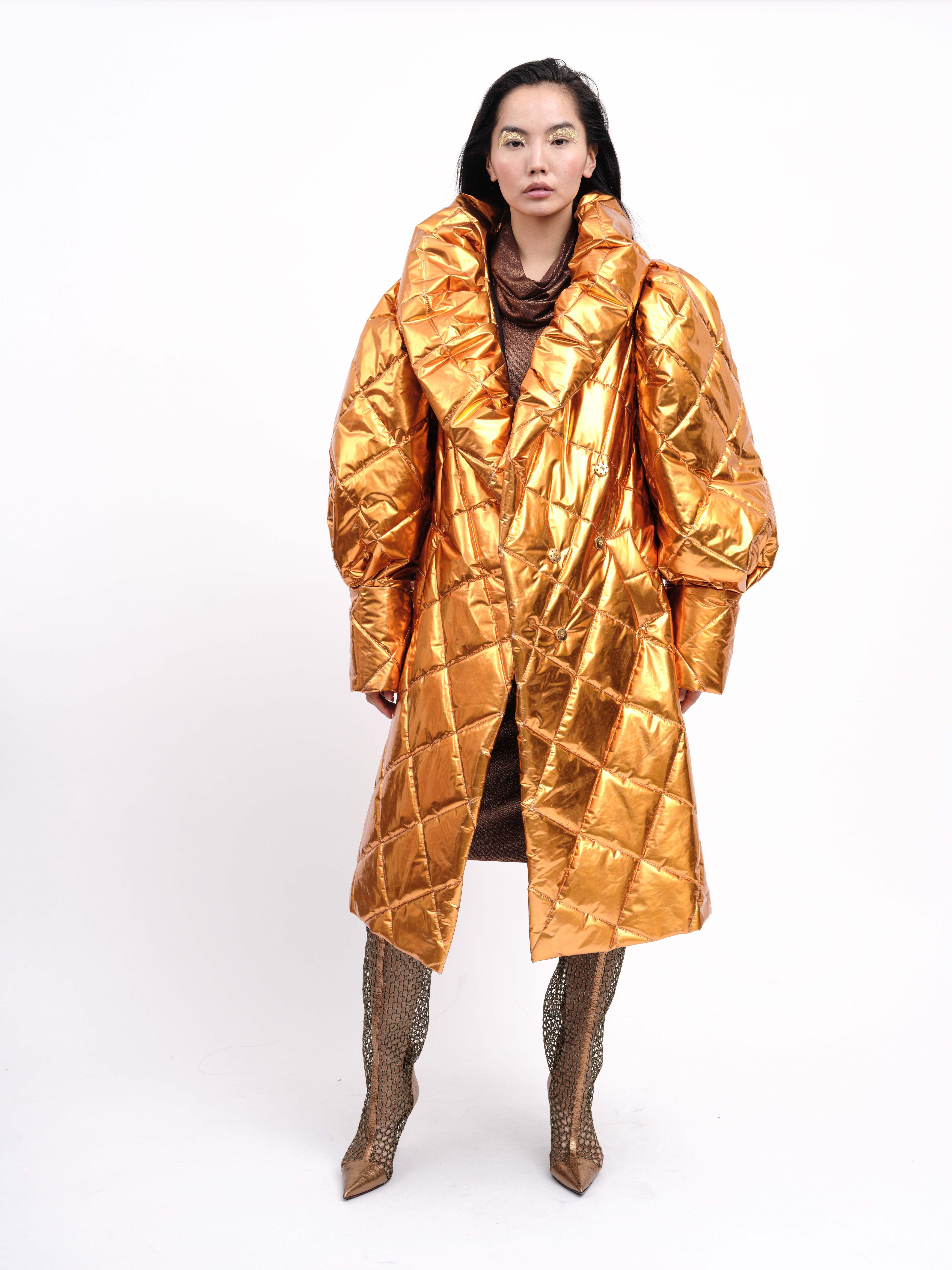 Coat Radiant Gold Elegance