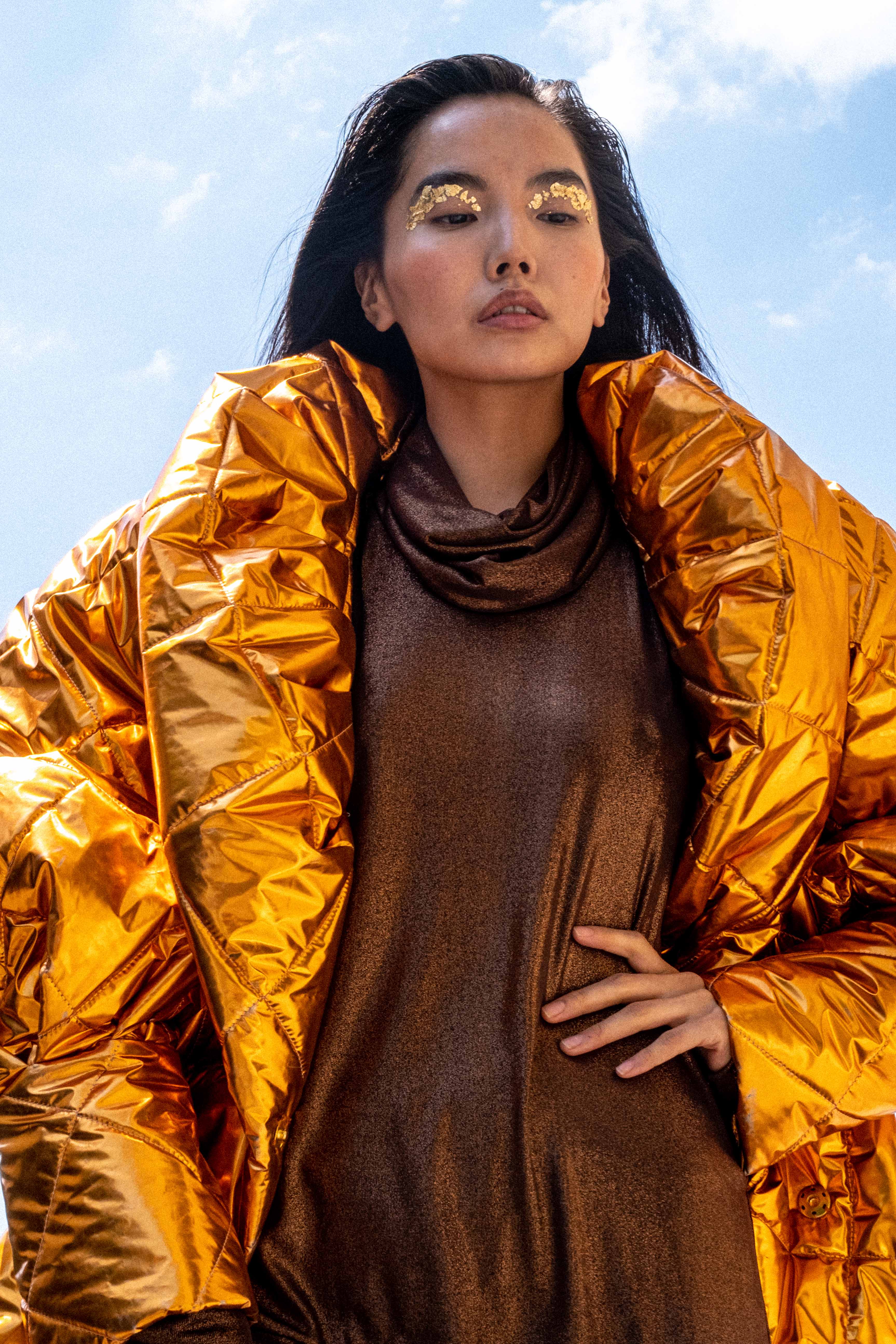 Coat Radiant Gold Elegance