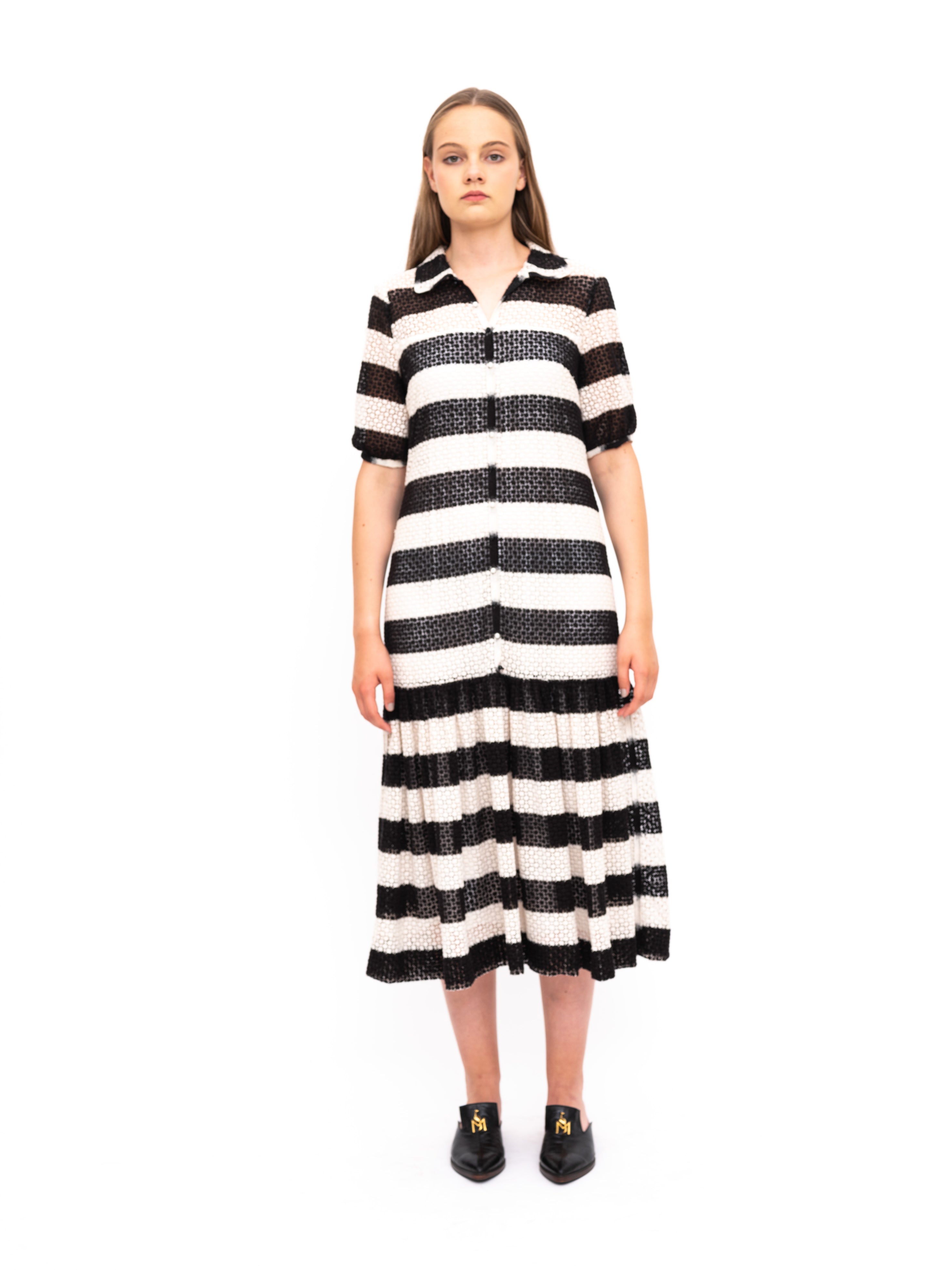 Dress Stripes Black White
