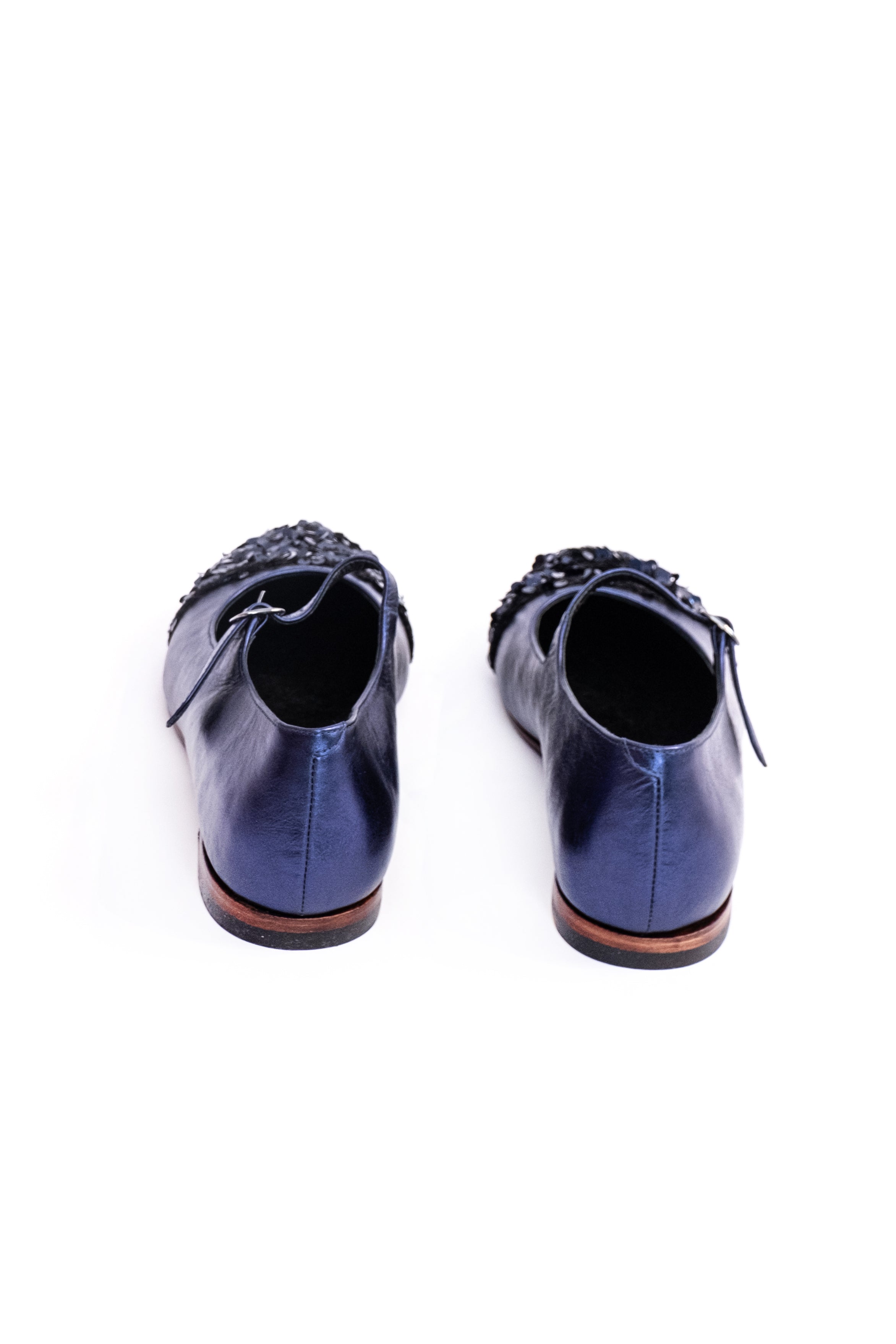 Handmade Ballerina Blue Glitter