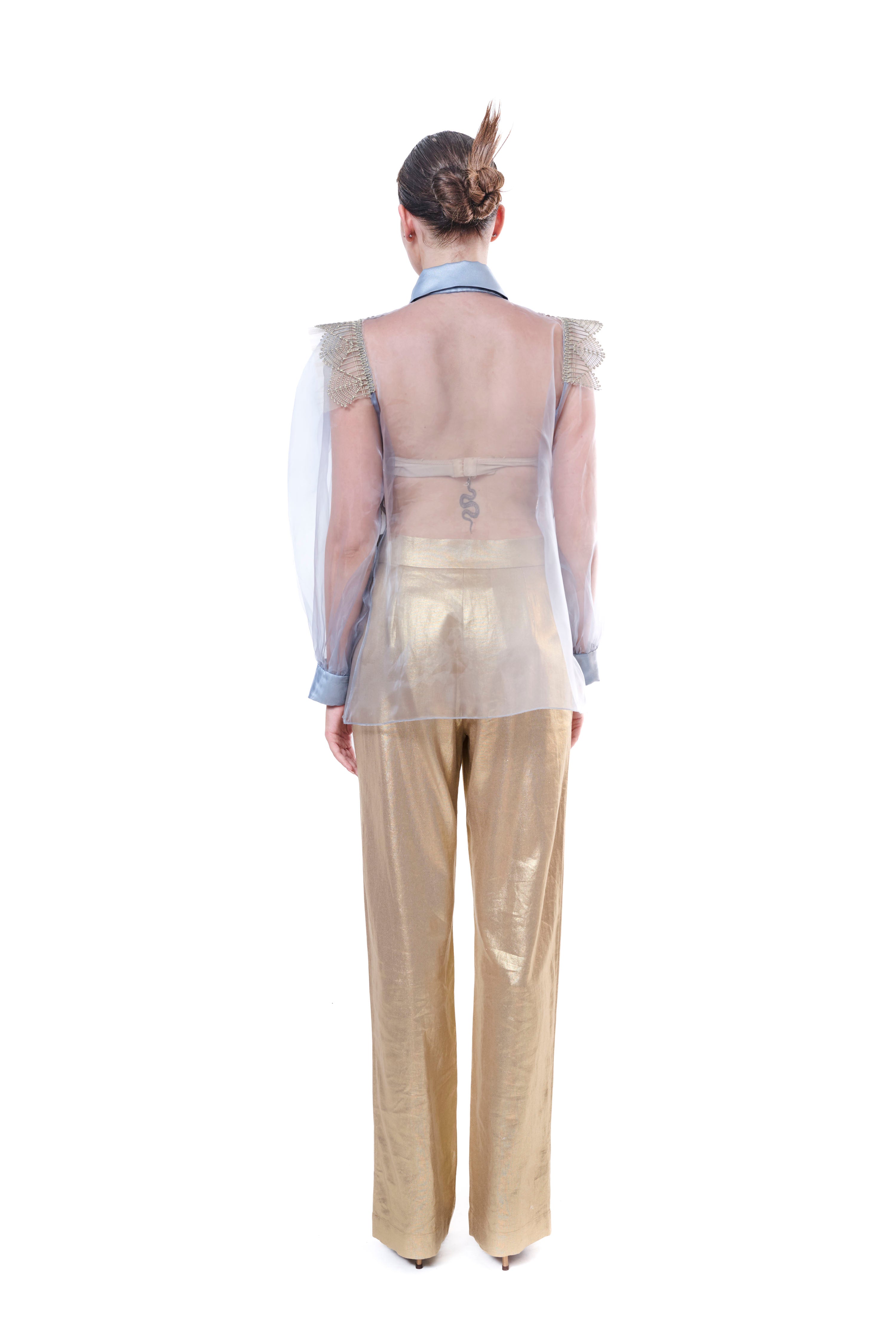 Blouse Embroidery Transparent