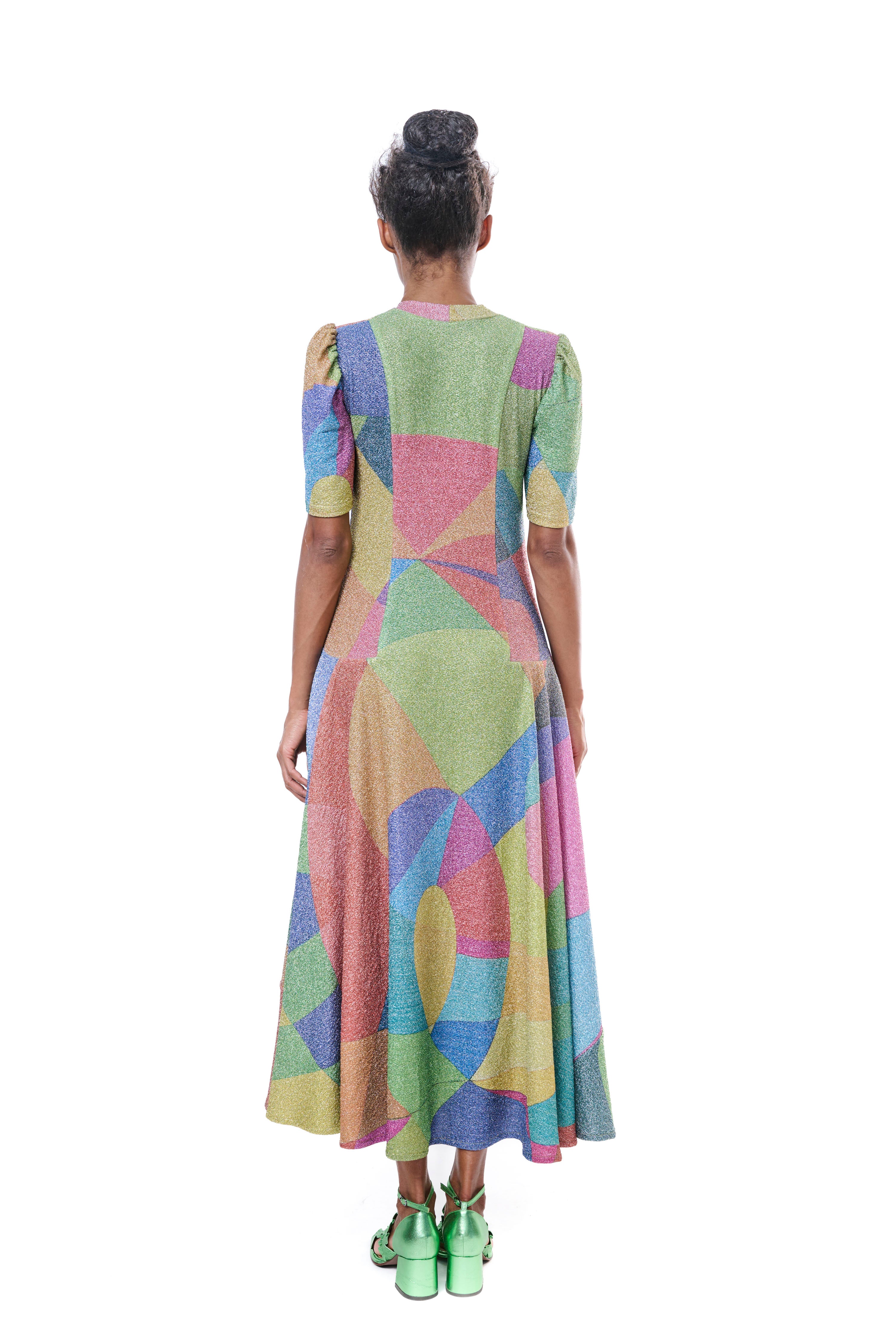 Dress Graphic Lurex Mutlicolor