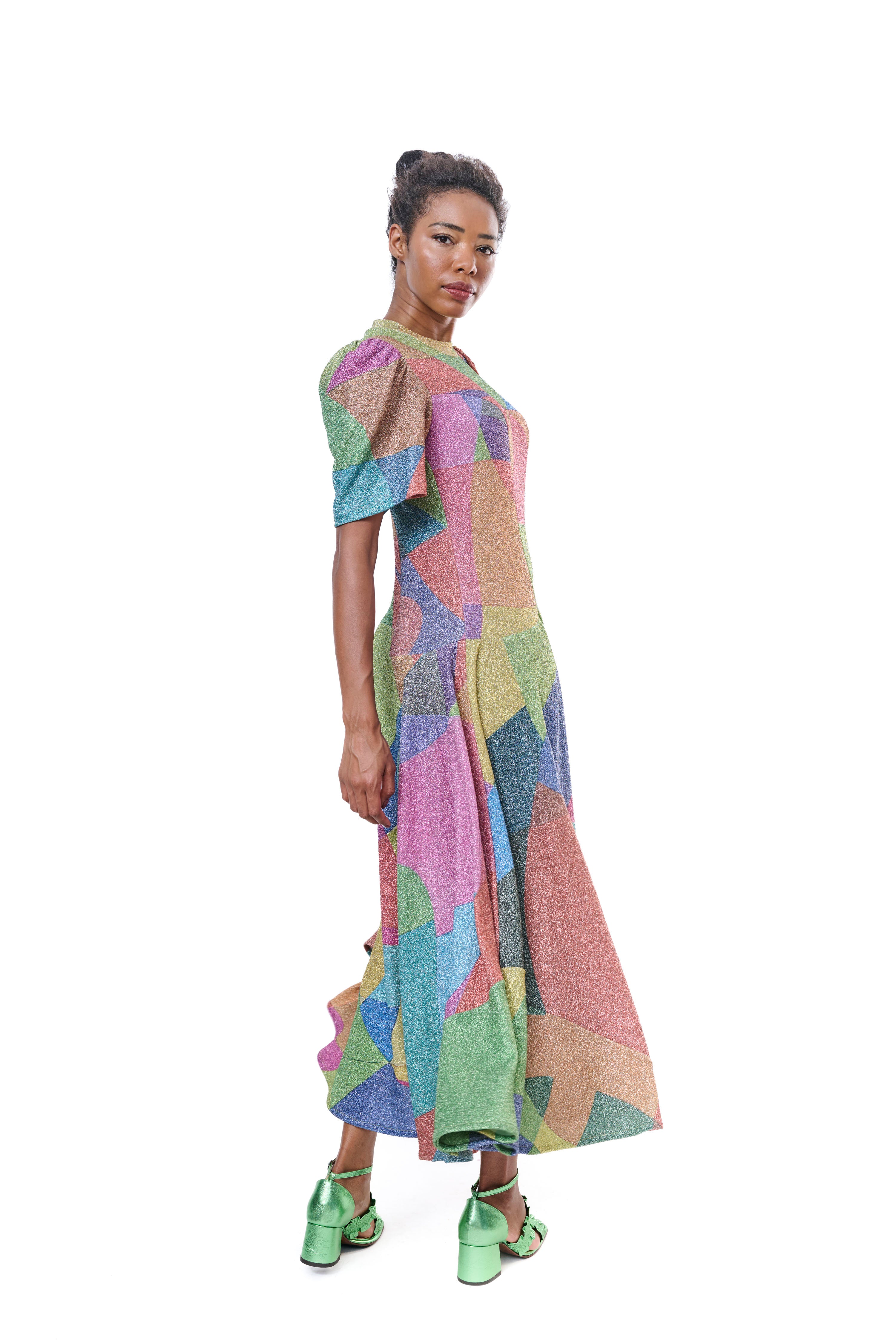 Dress Graphic Lurex Mutlicolor