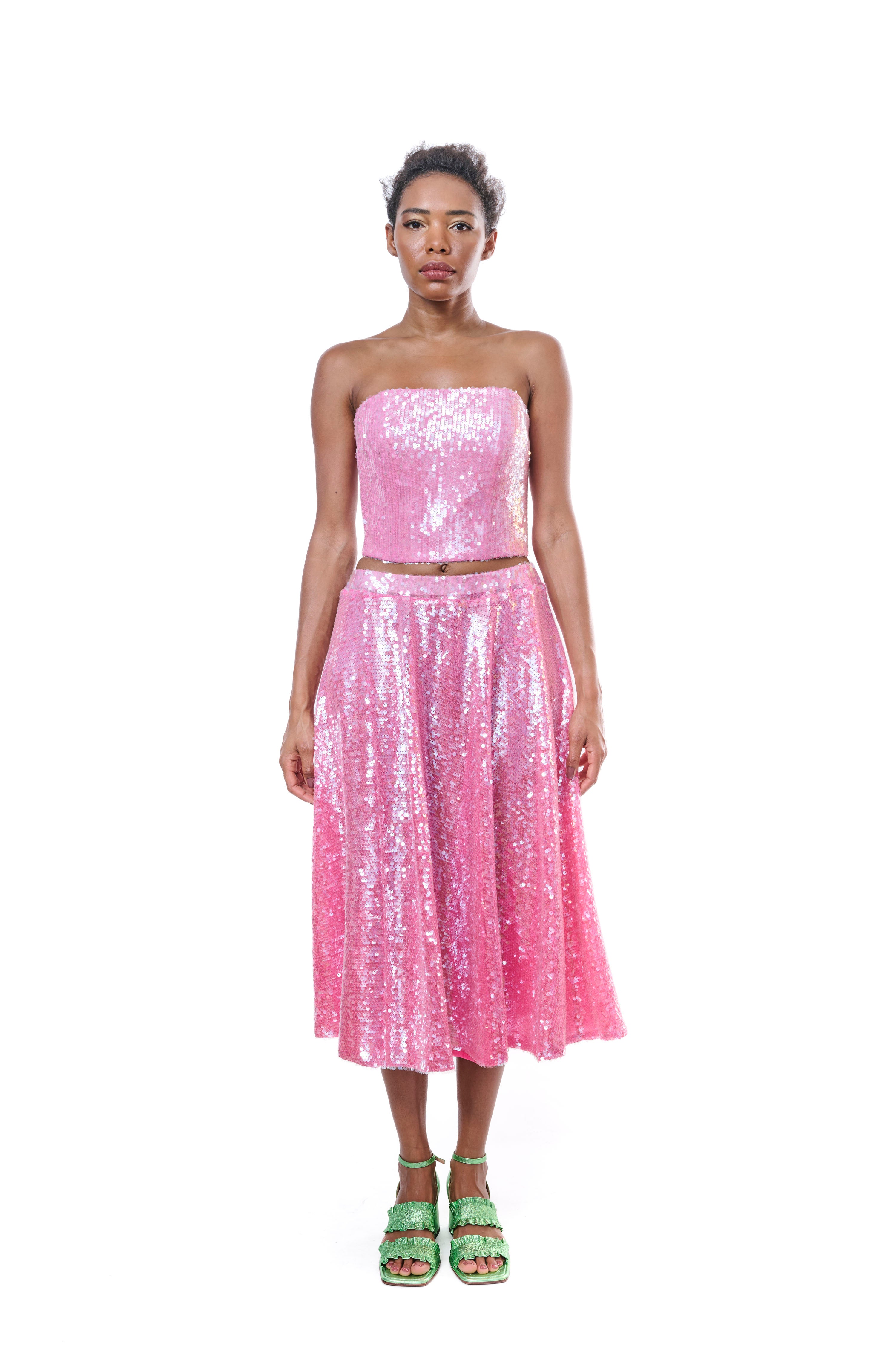 Skirt Sequins Pink