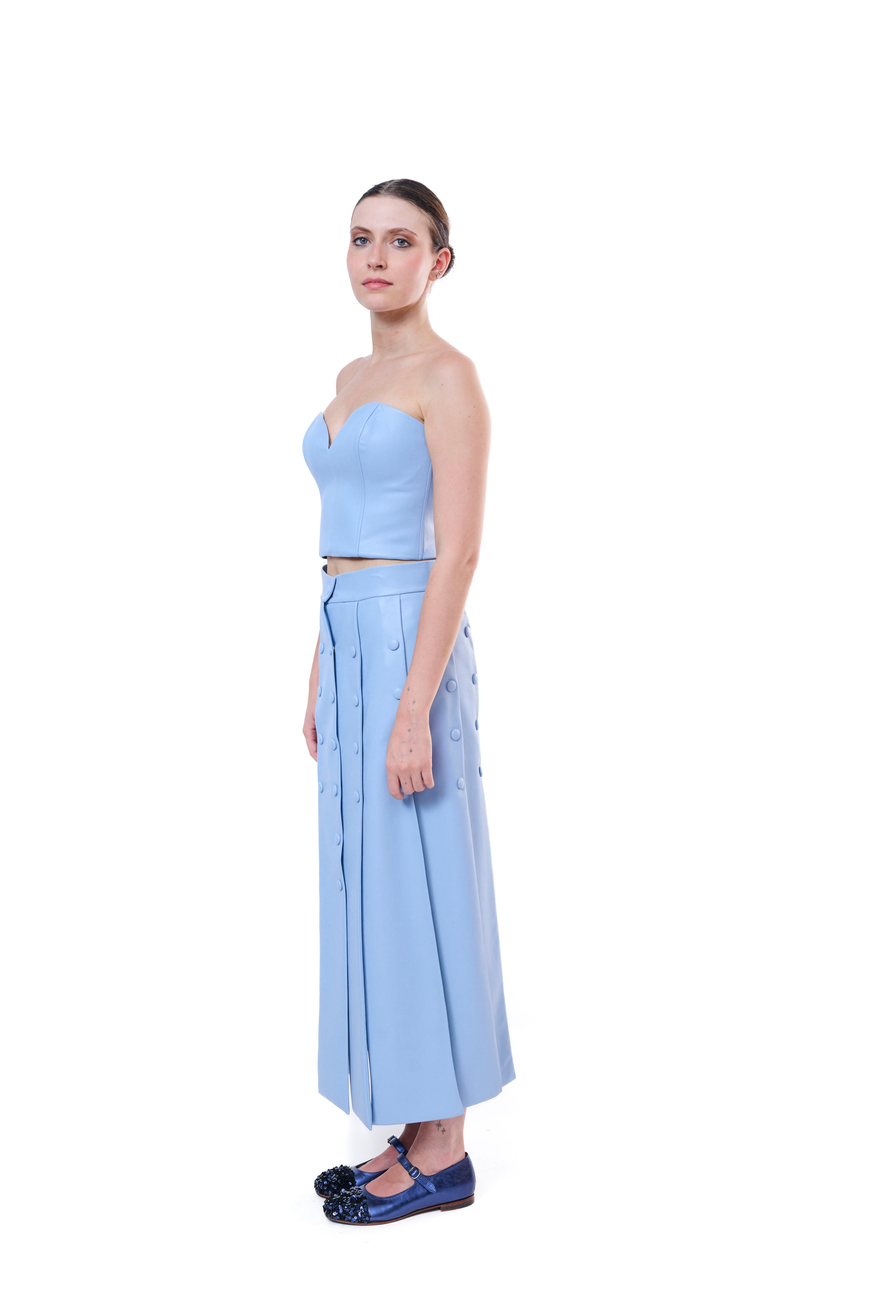 Top Bandeau Light Blue