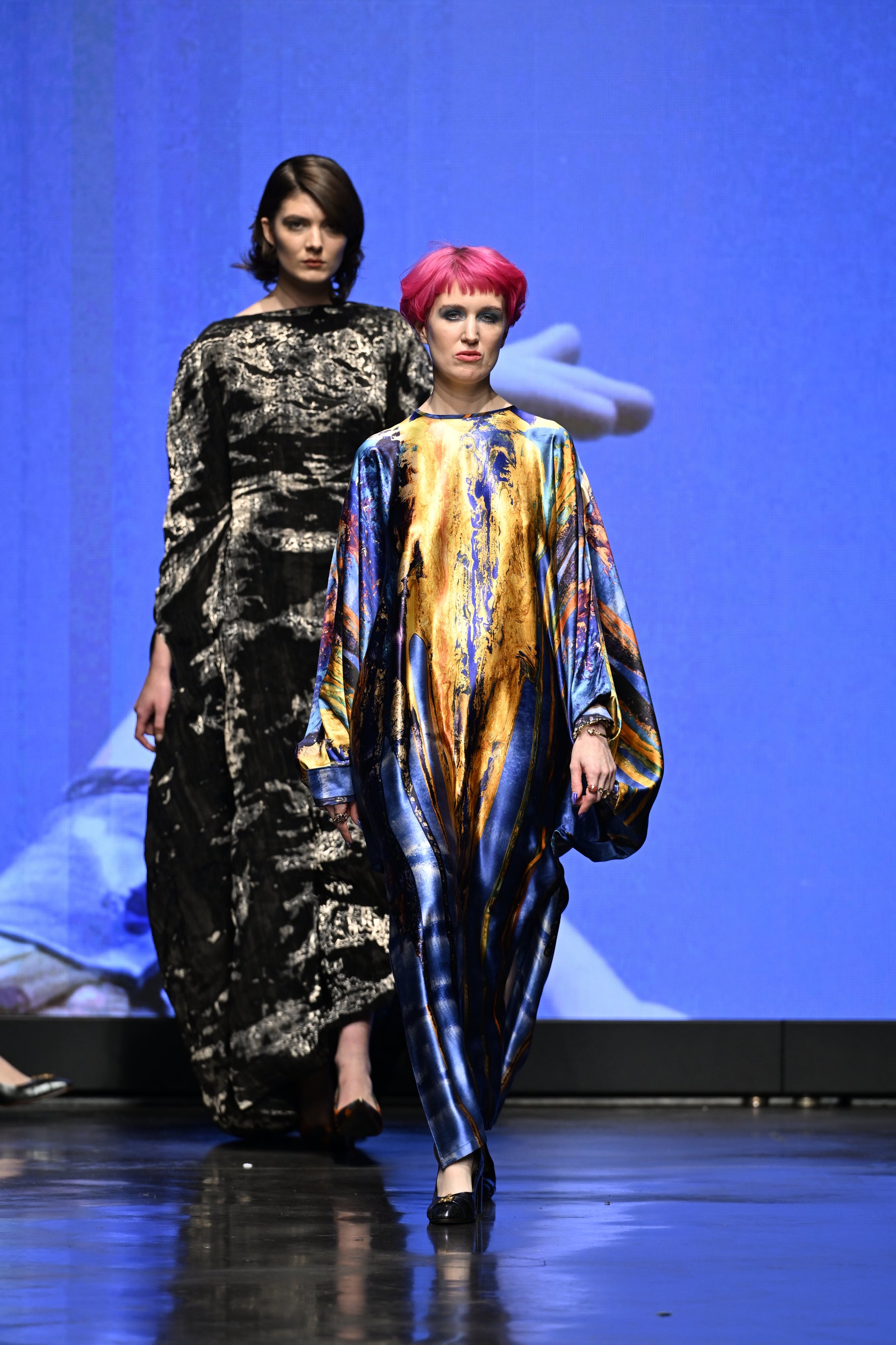 Dress Silk Ethereal Embrace Runway Paris