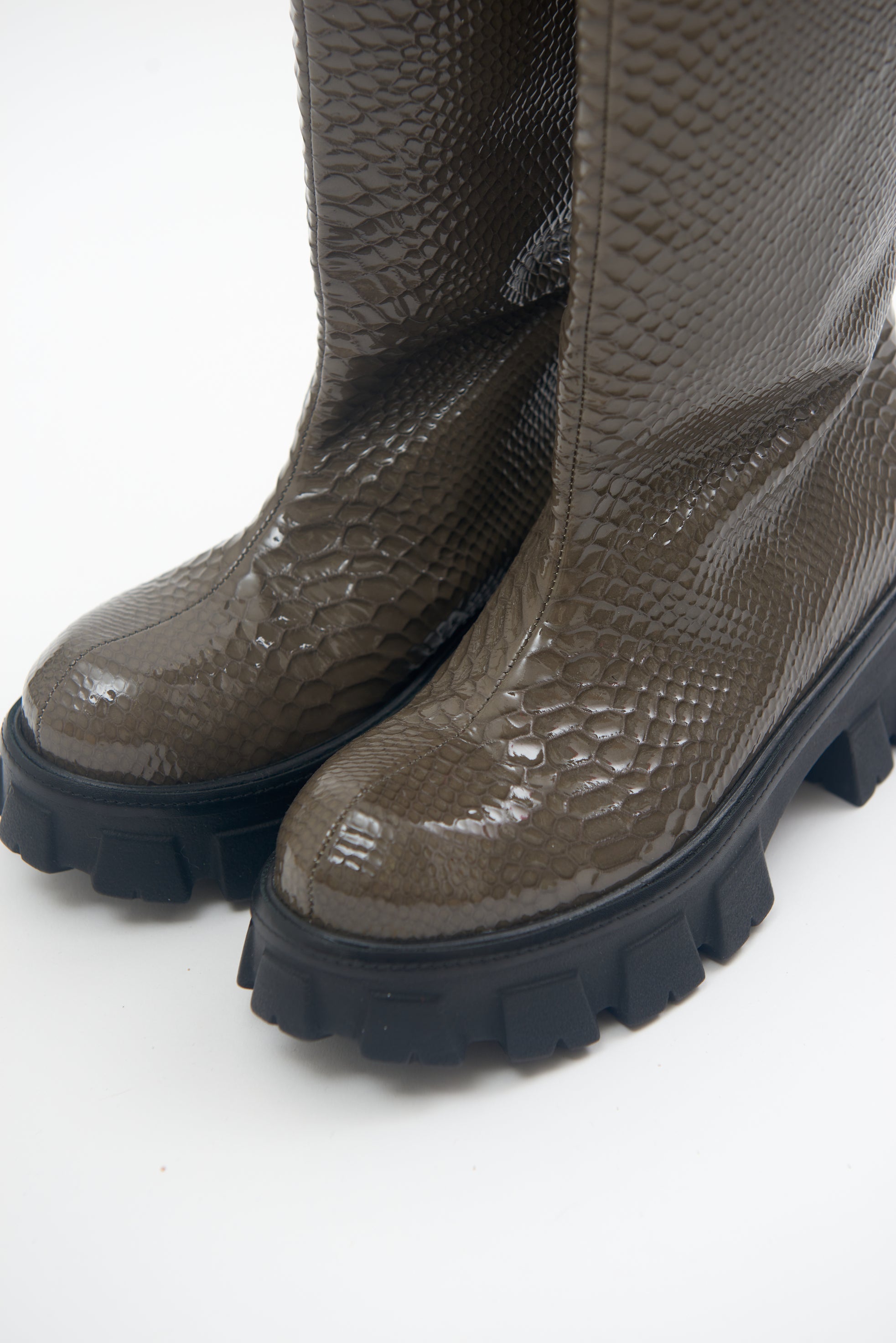 Handmade Boots Embossed