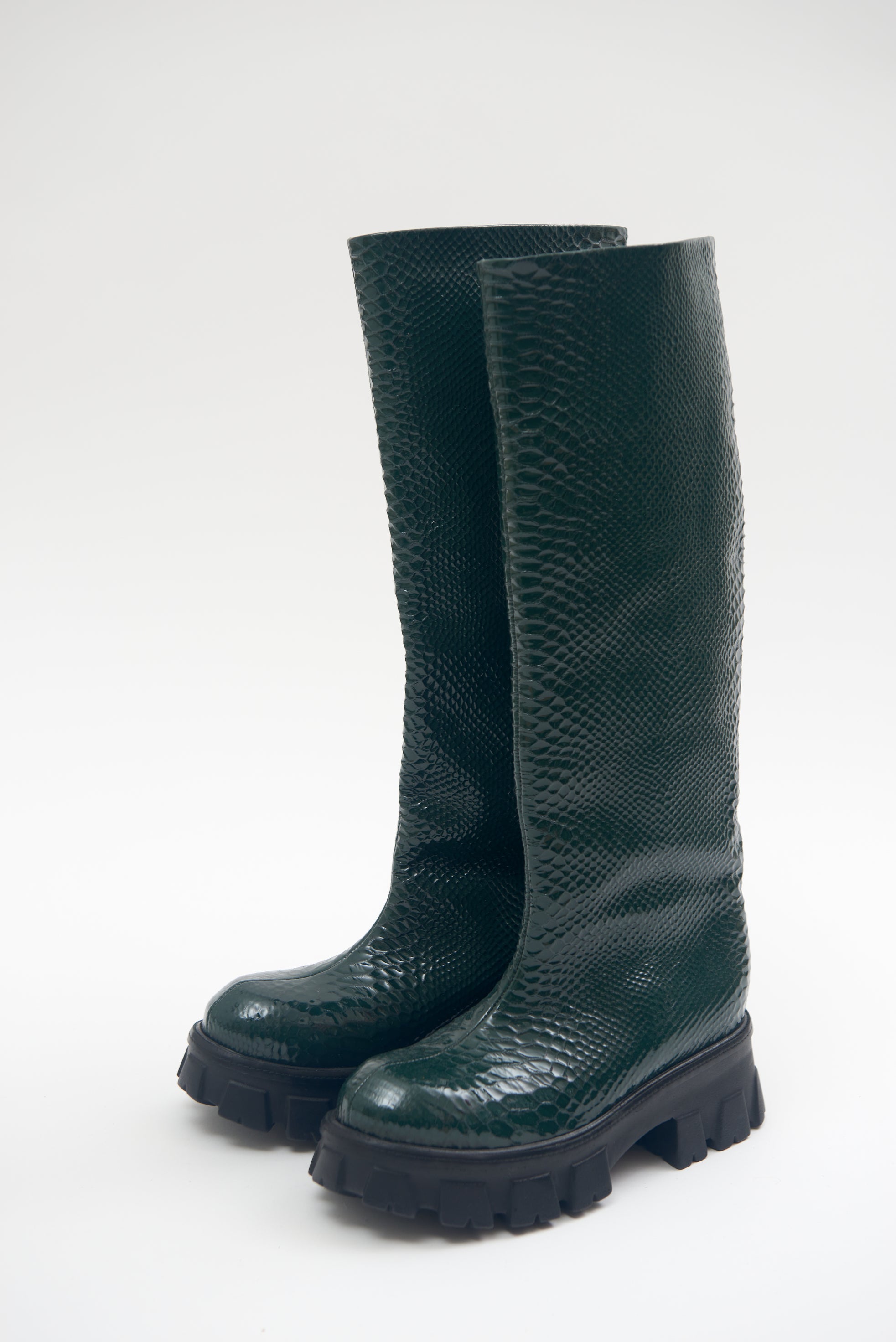 Handmade Boots Green