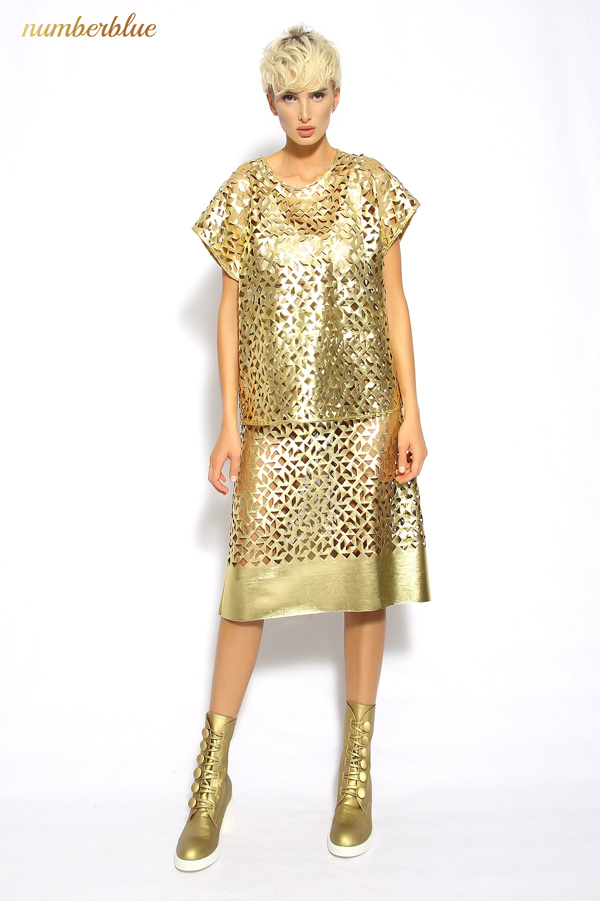 Rock Netz "aus Gold" (Unikat)