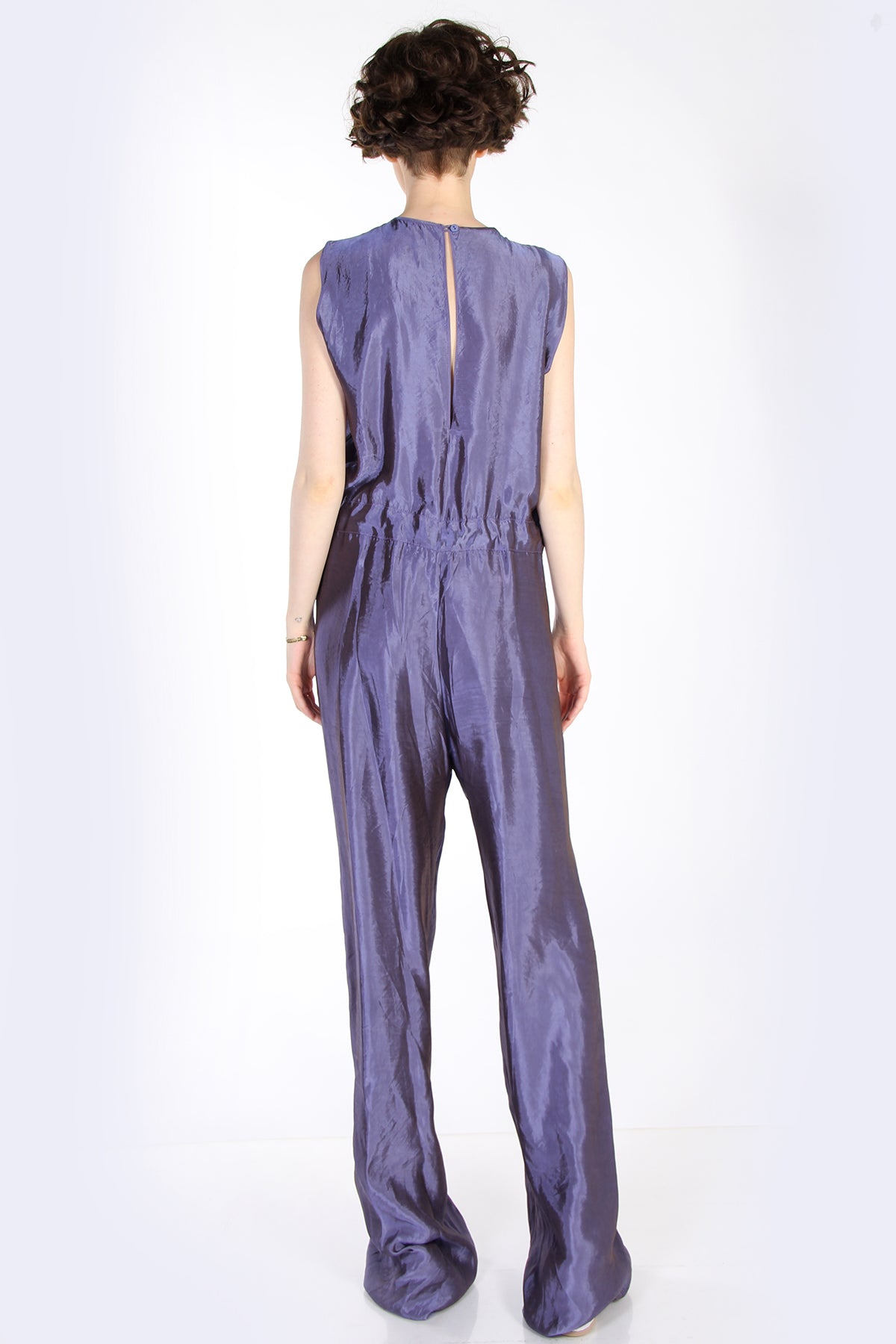 Overall Lila mit Stickerei