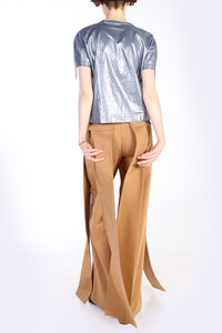 DOUBLE LAYER PANTS BROWN