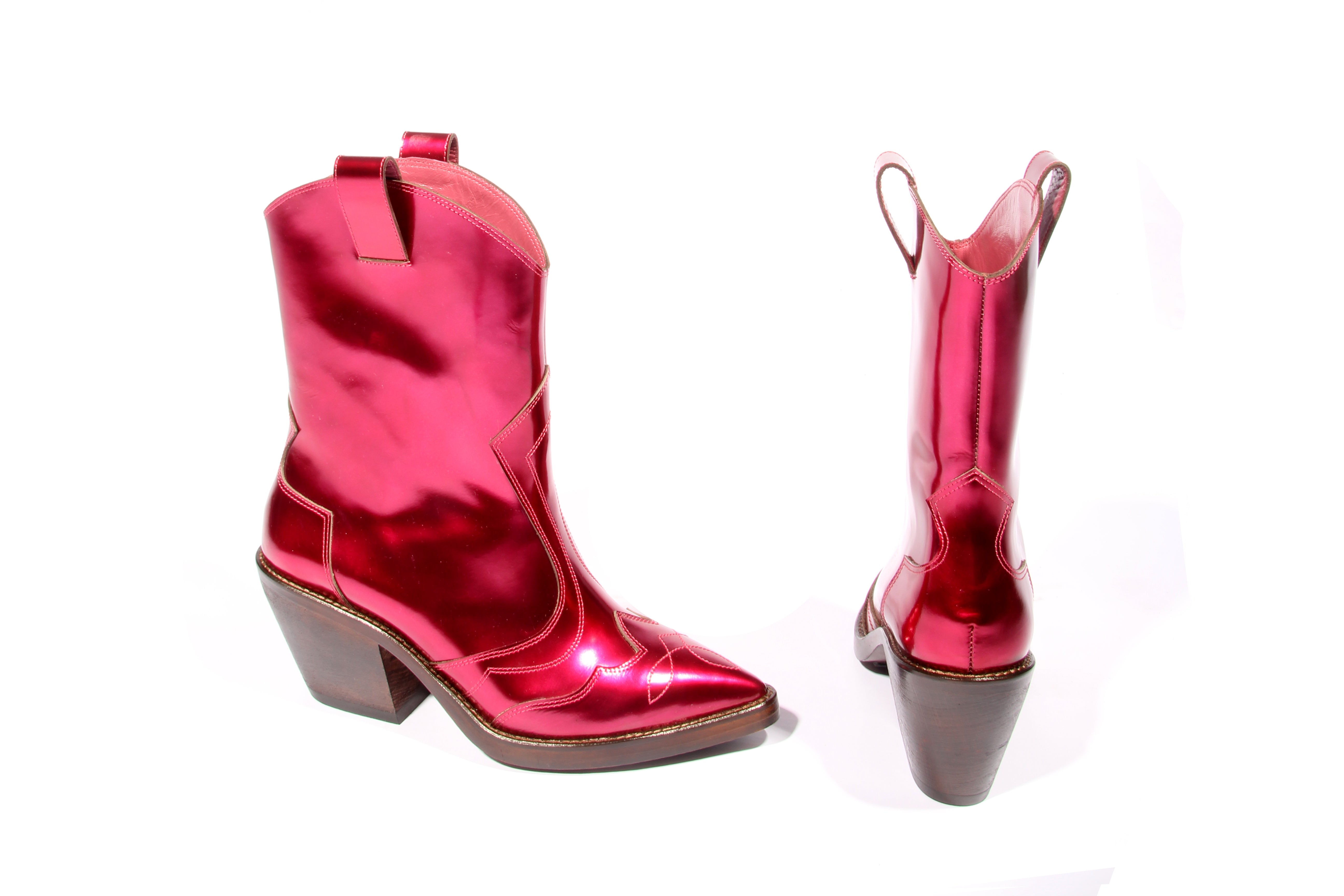 Handmade Ankle Boots Oxblood