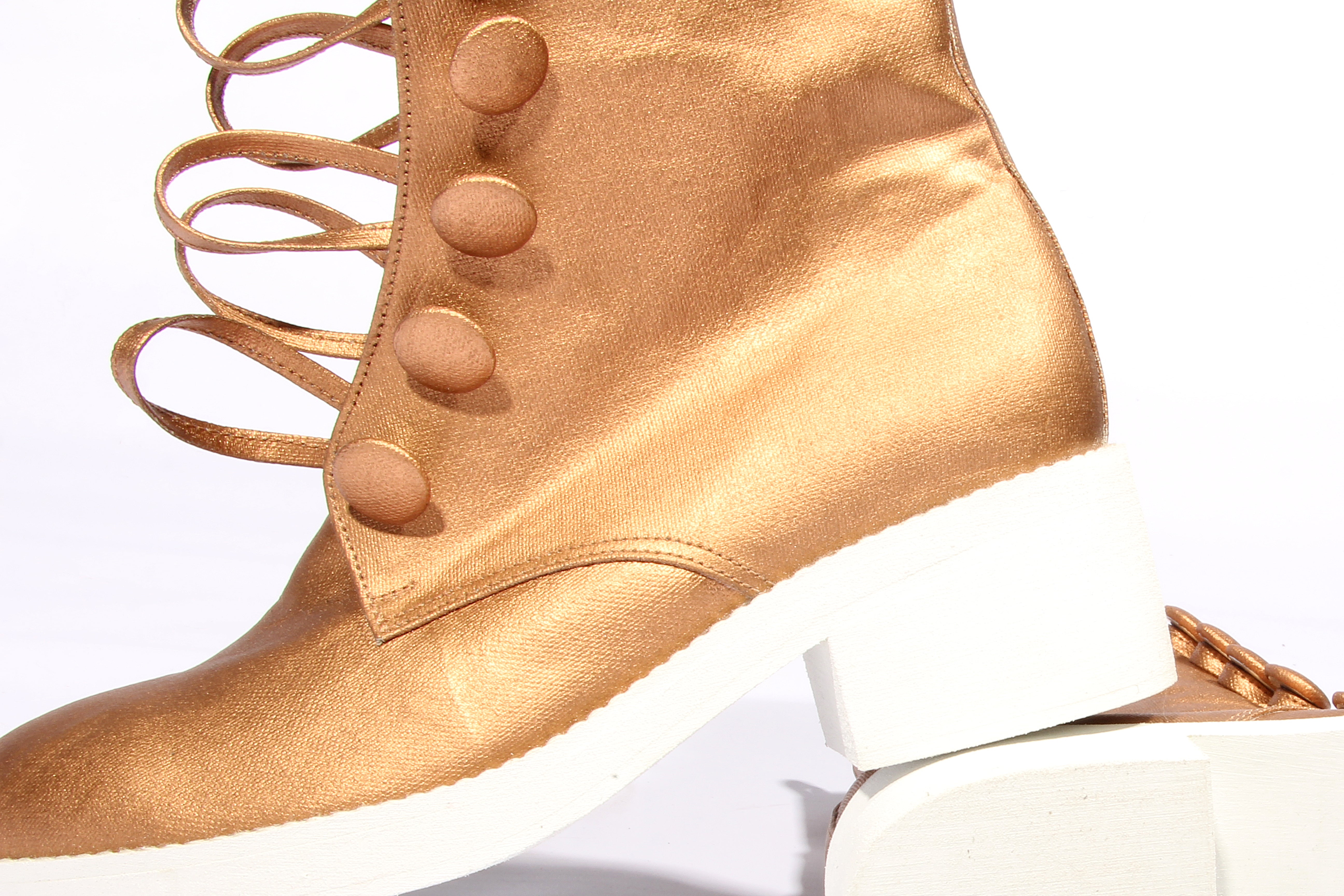 Handmade Ankle Boots Copper