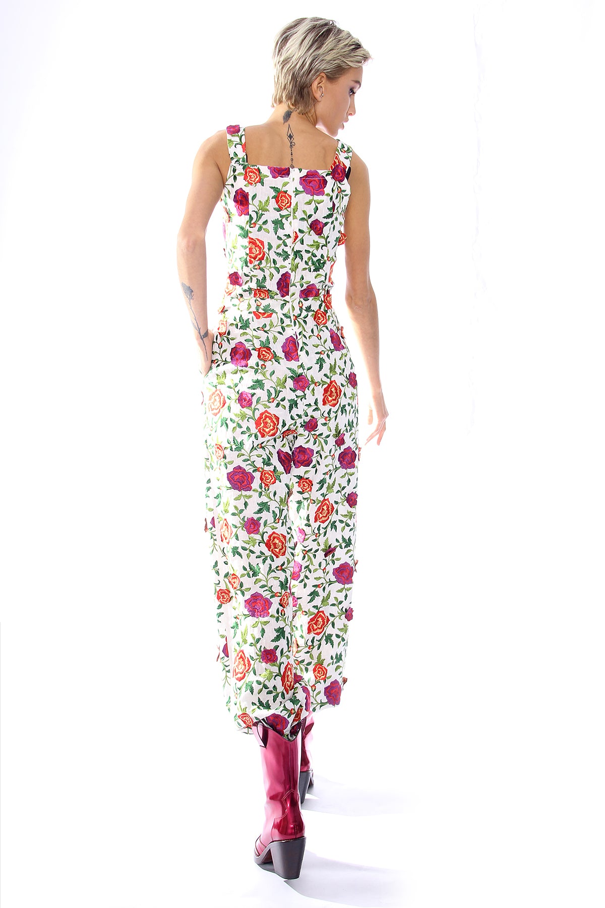 Overall mit 3D Blumen