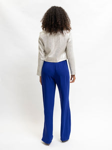 Blue Flare Free Trousers