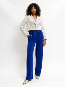 Blue Flare Free Trousers