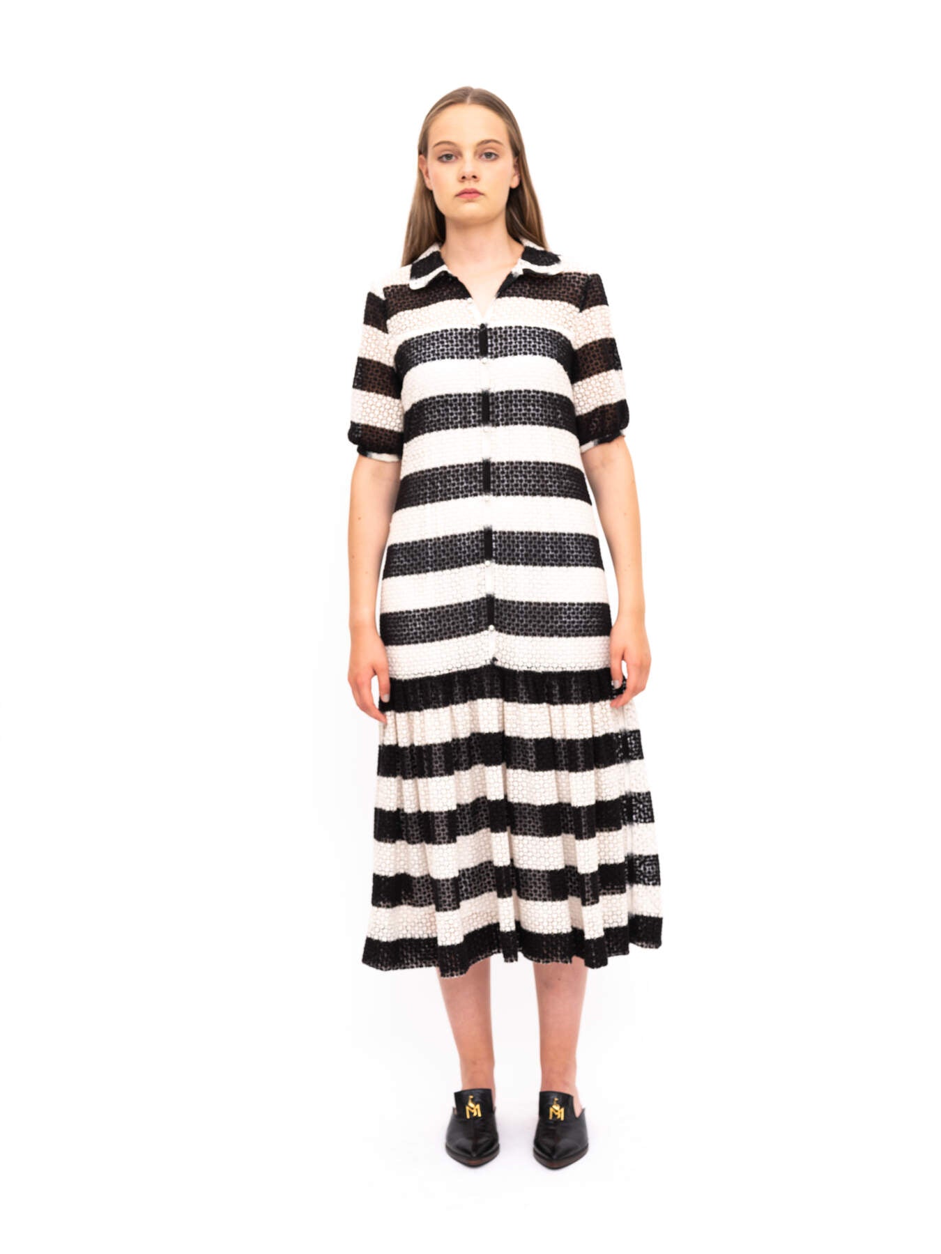 Dress Stripes Black White