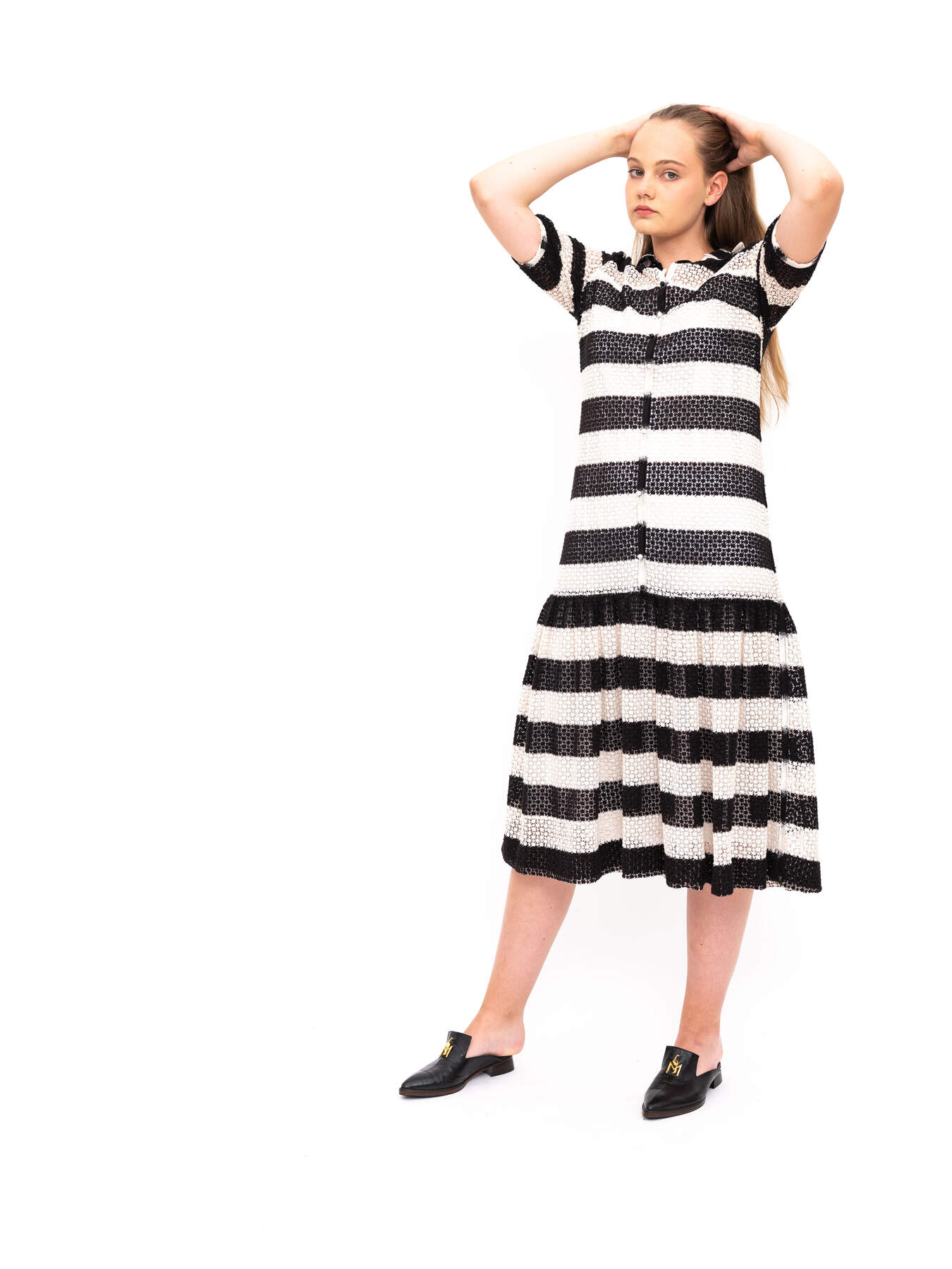 Dress Stripes Black White