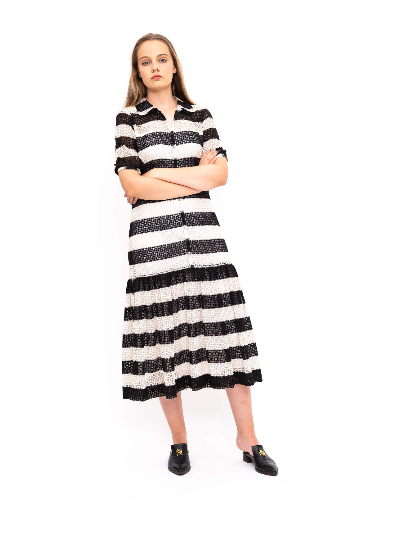 Dress Stripes Black White