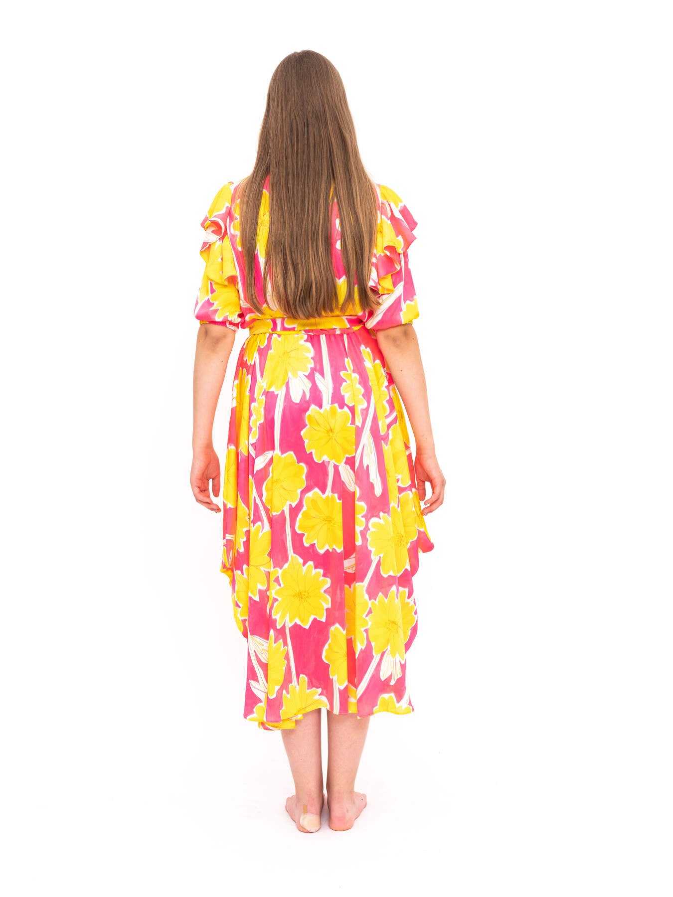 Dress Yellow Pink