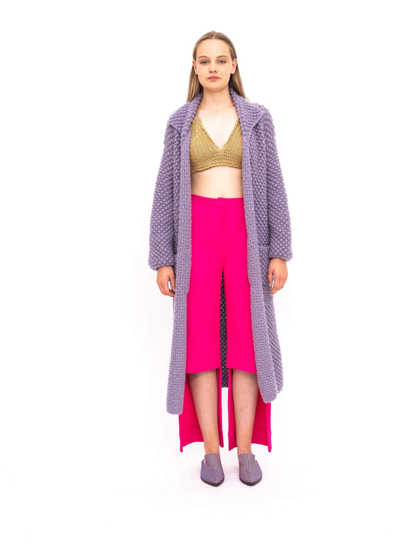 Handmade Cardigan Purple