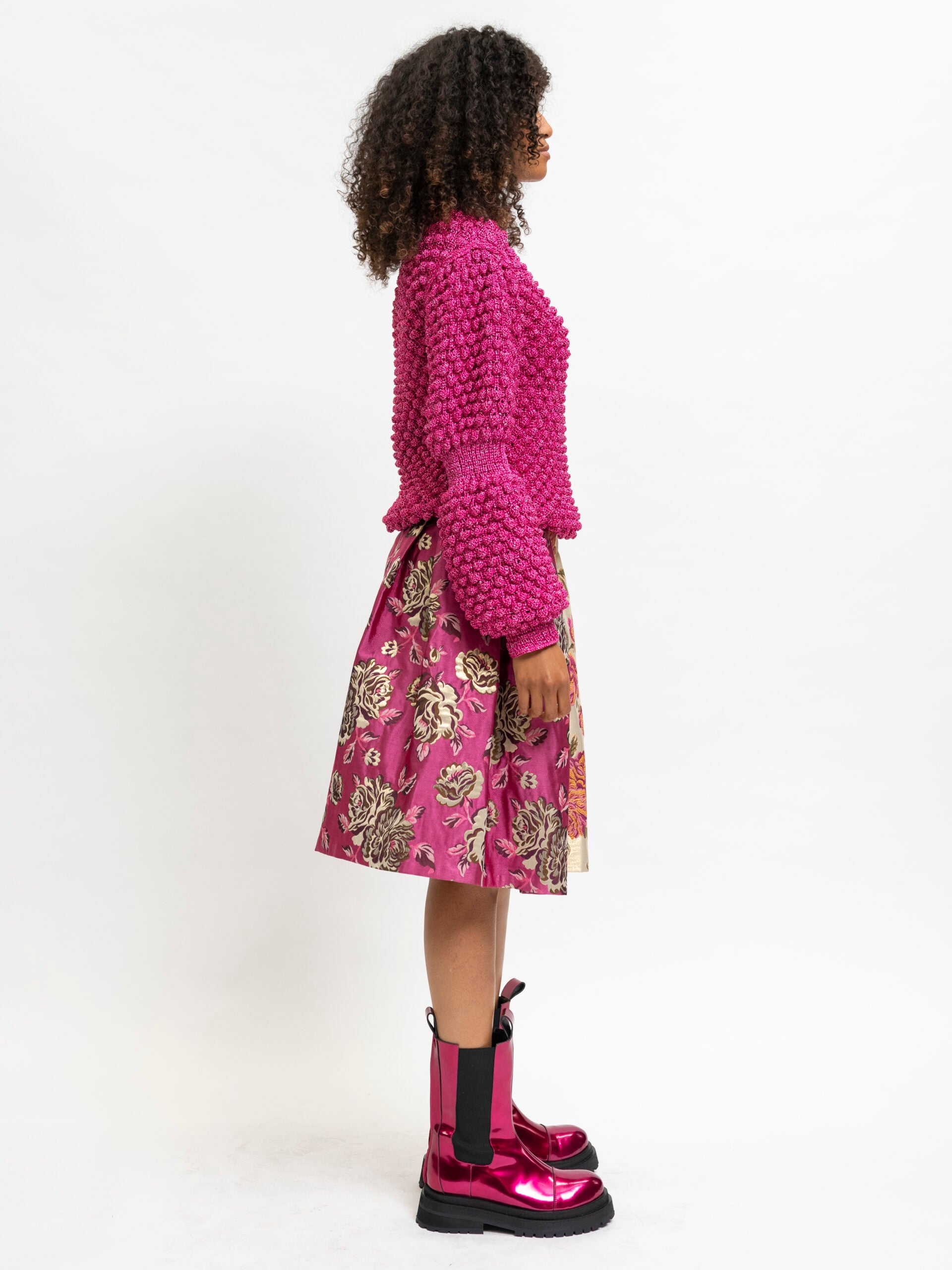 Hand knitted pullover