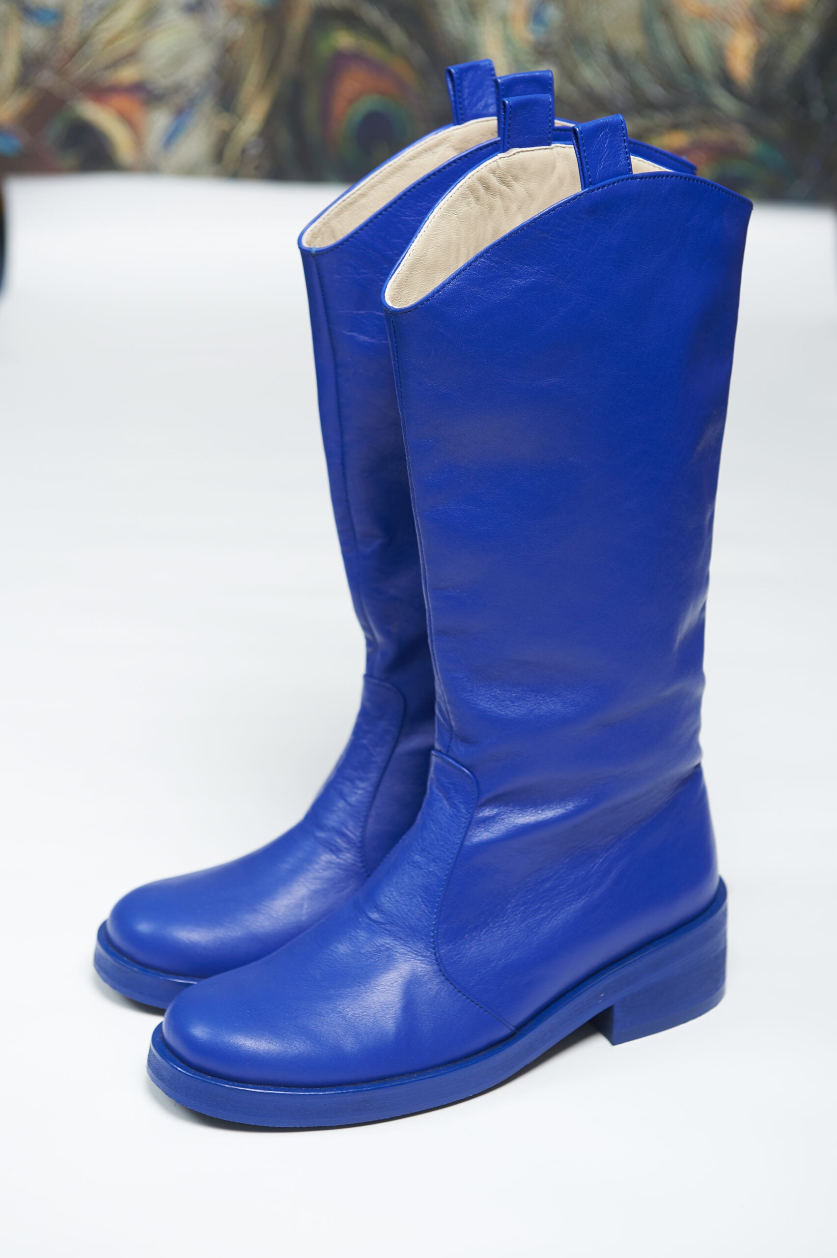 Handmade Boots Blue