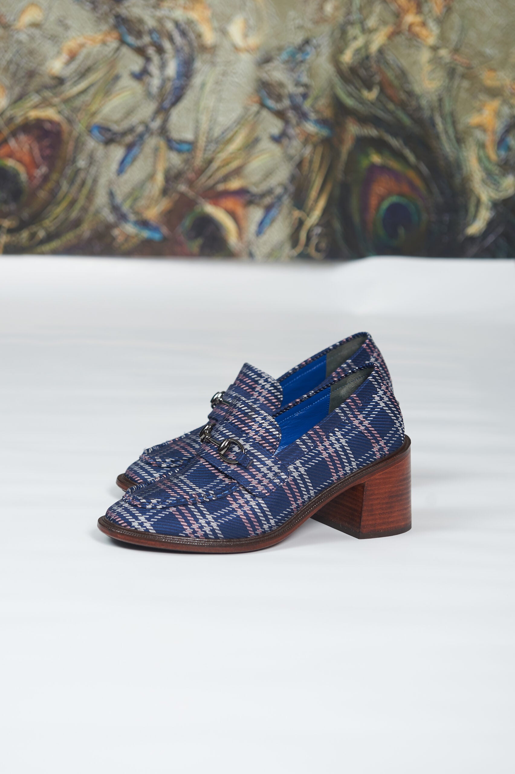 Handmade Shoe Blue