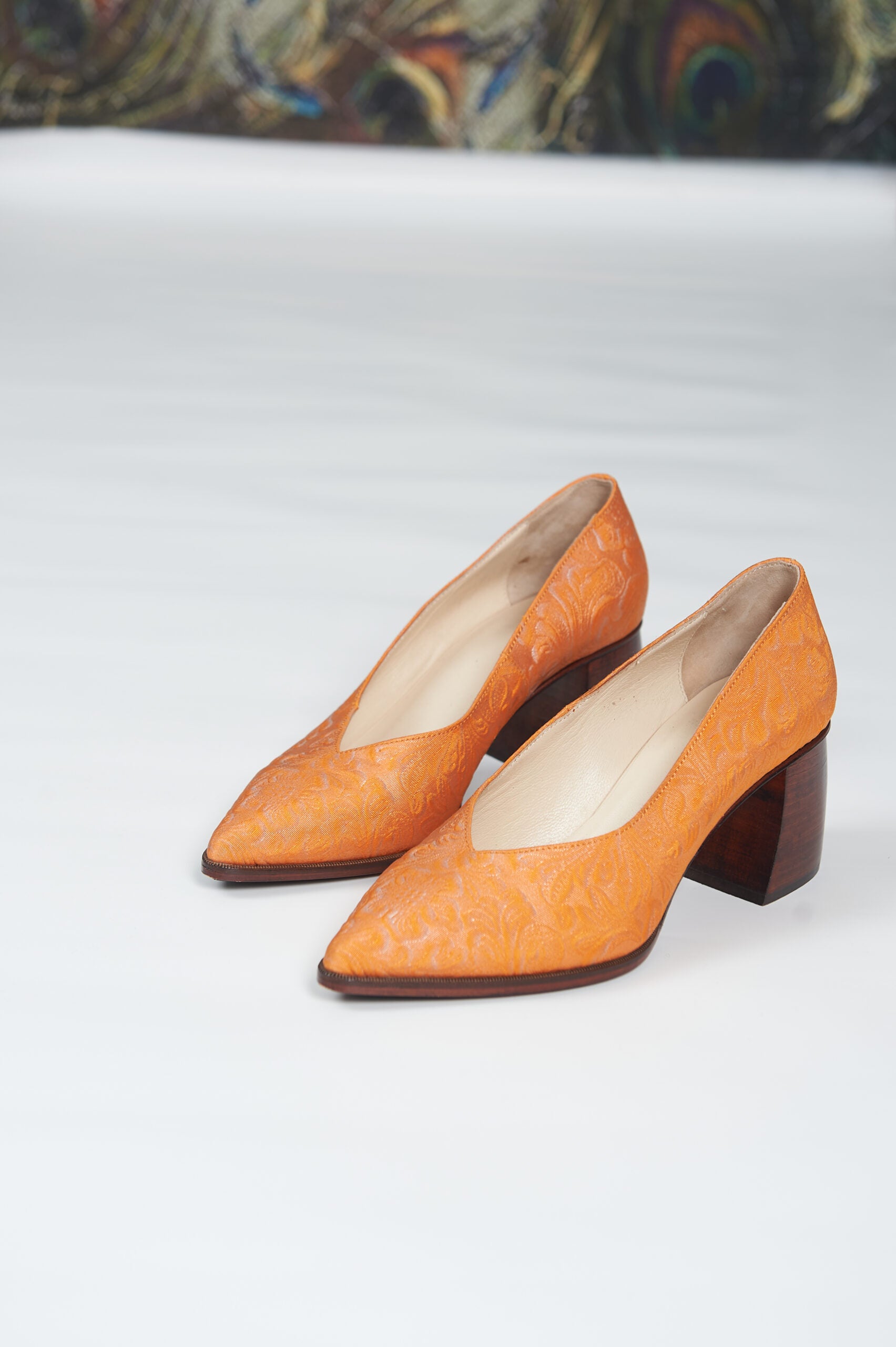 Handmade Shoes Orange