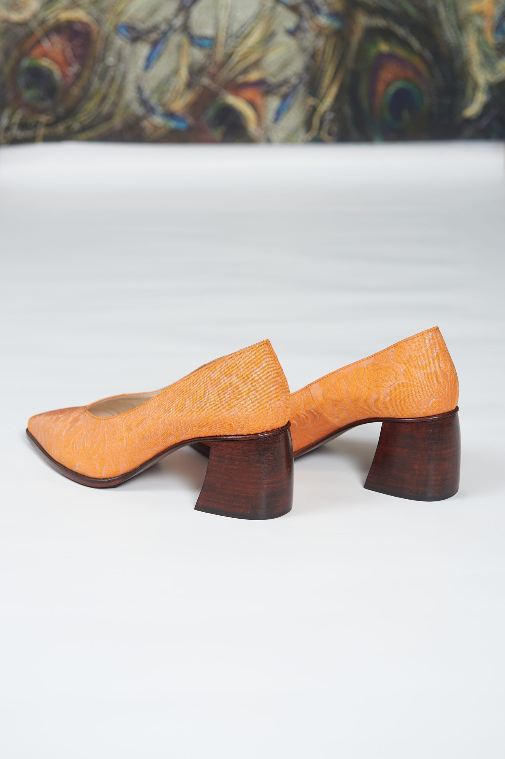 Handmade Shoes Orange