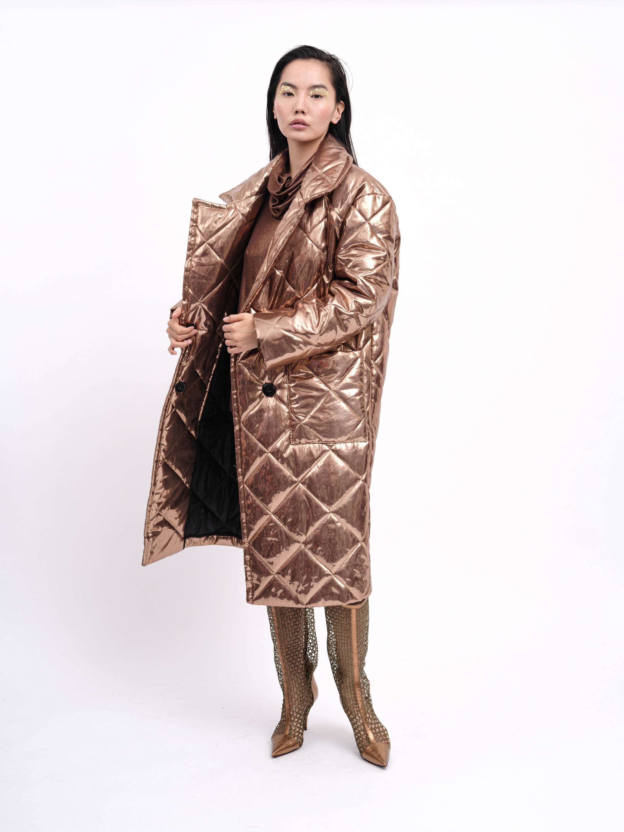 Coat Padded Bronze