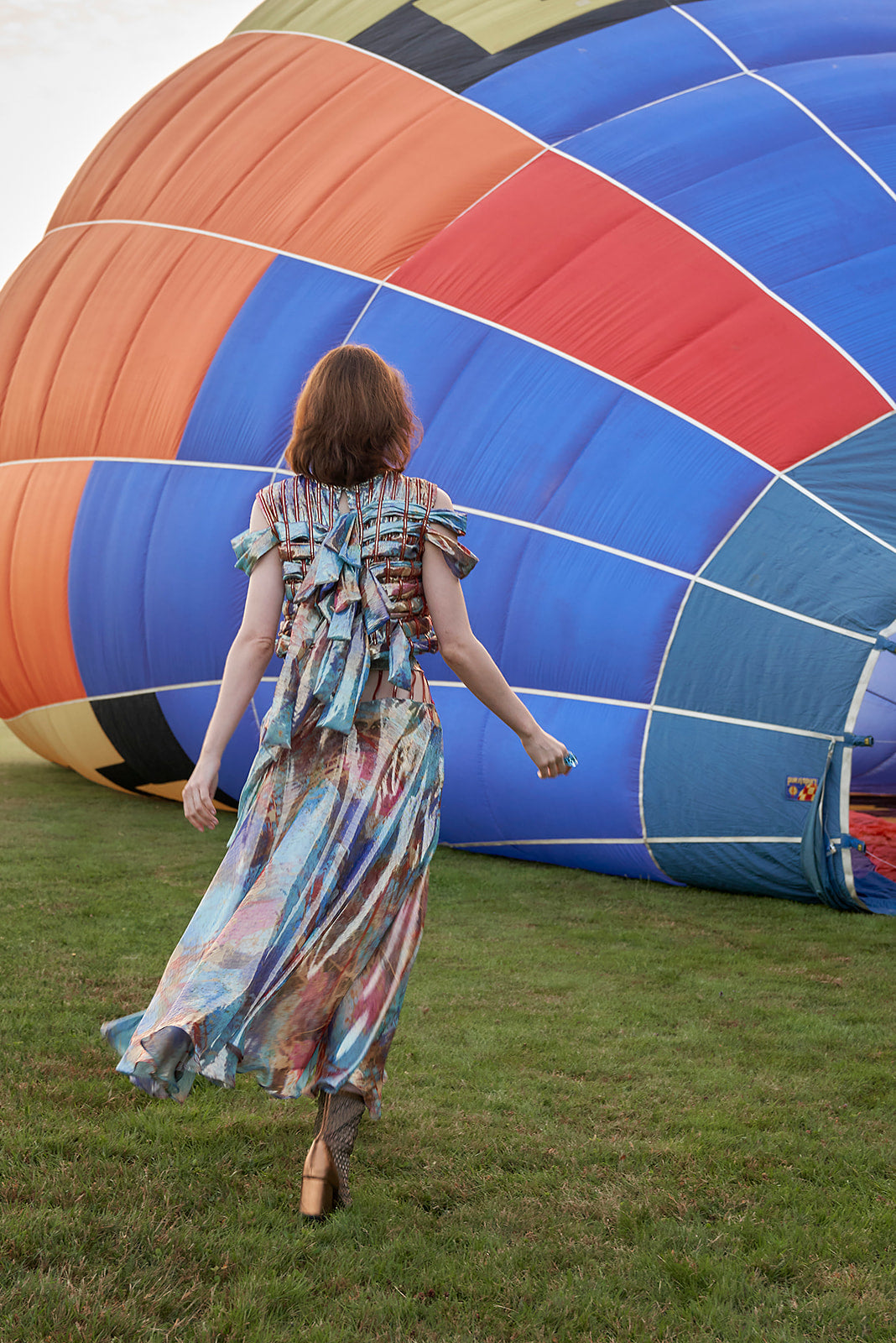 Top and Skirt Silk Runway Paris