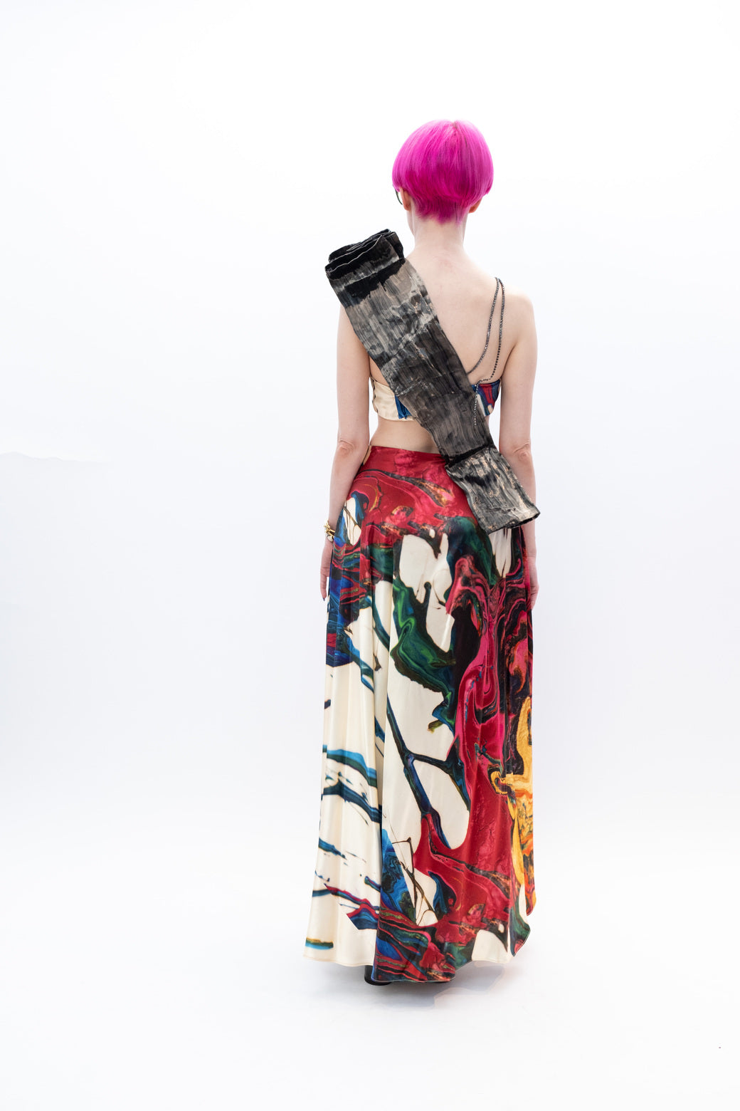 Dress Silk Runway Paris