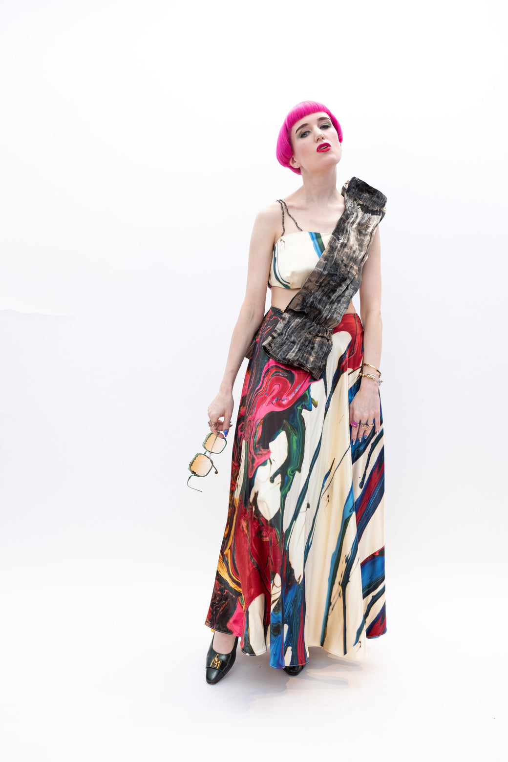 Dress Silk Runway Paris