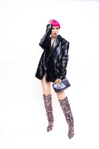 Blazer Sequins Black