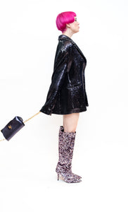 Blazer Sequins Black