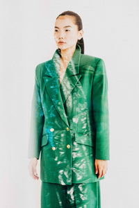 Green Suit Wide Fit