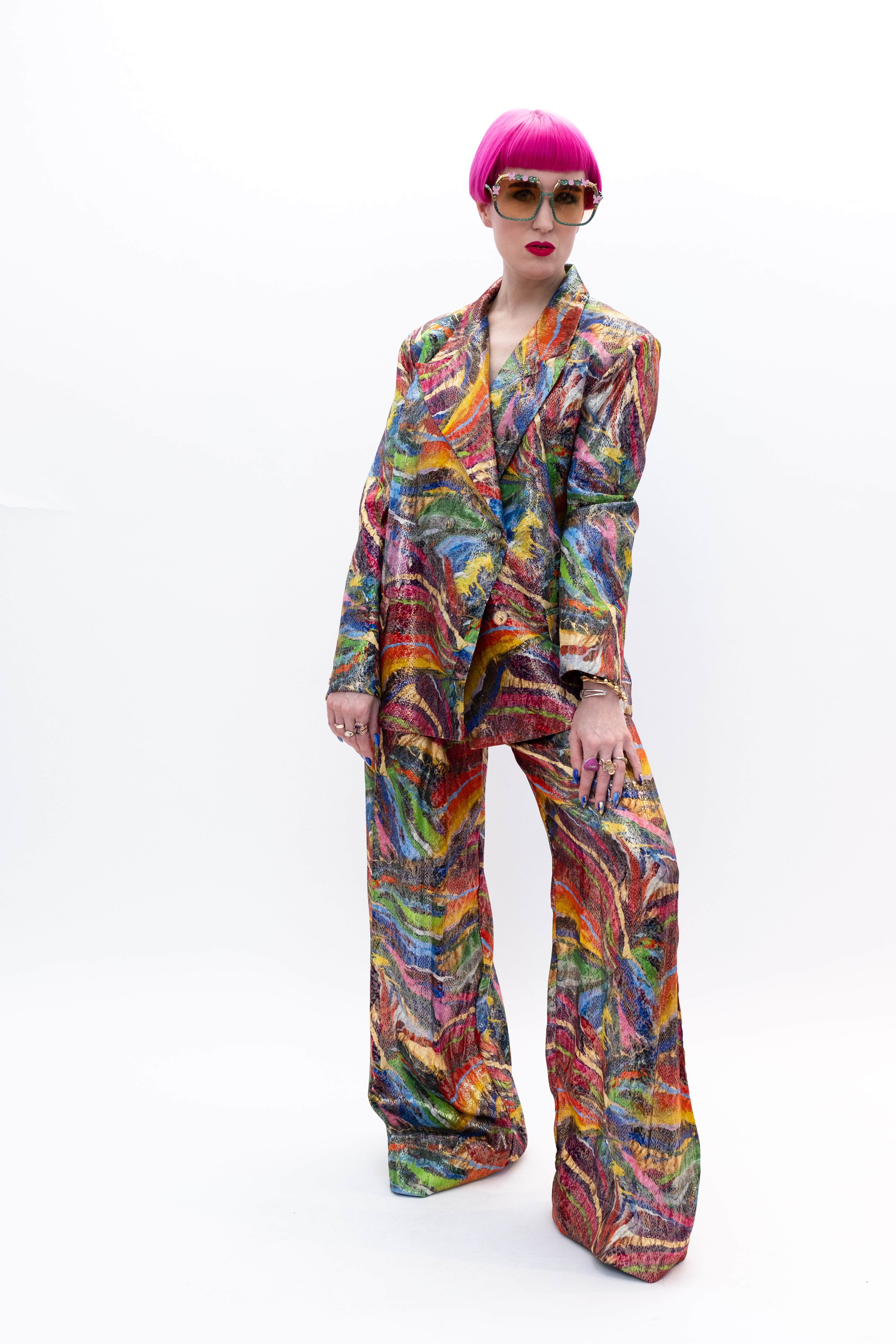 Suit Silk Runway Paris