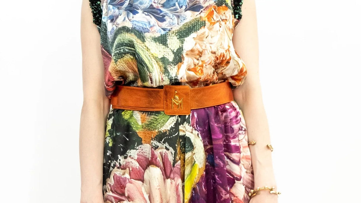 Handmade Belt Orange