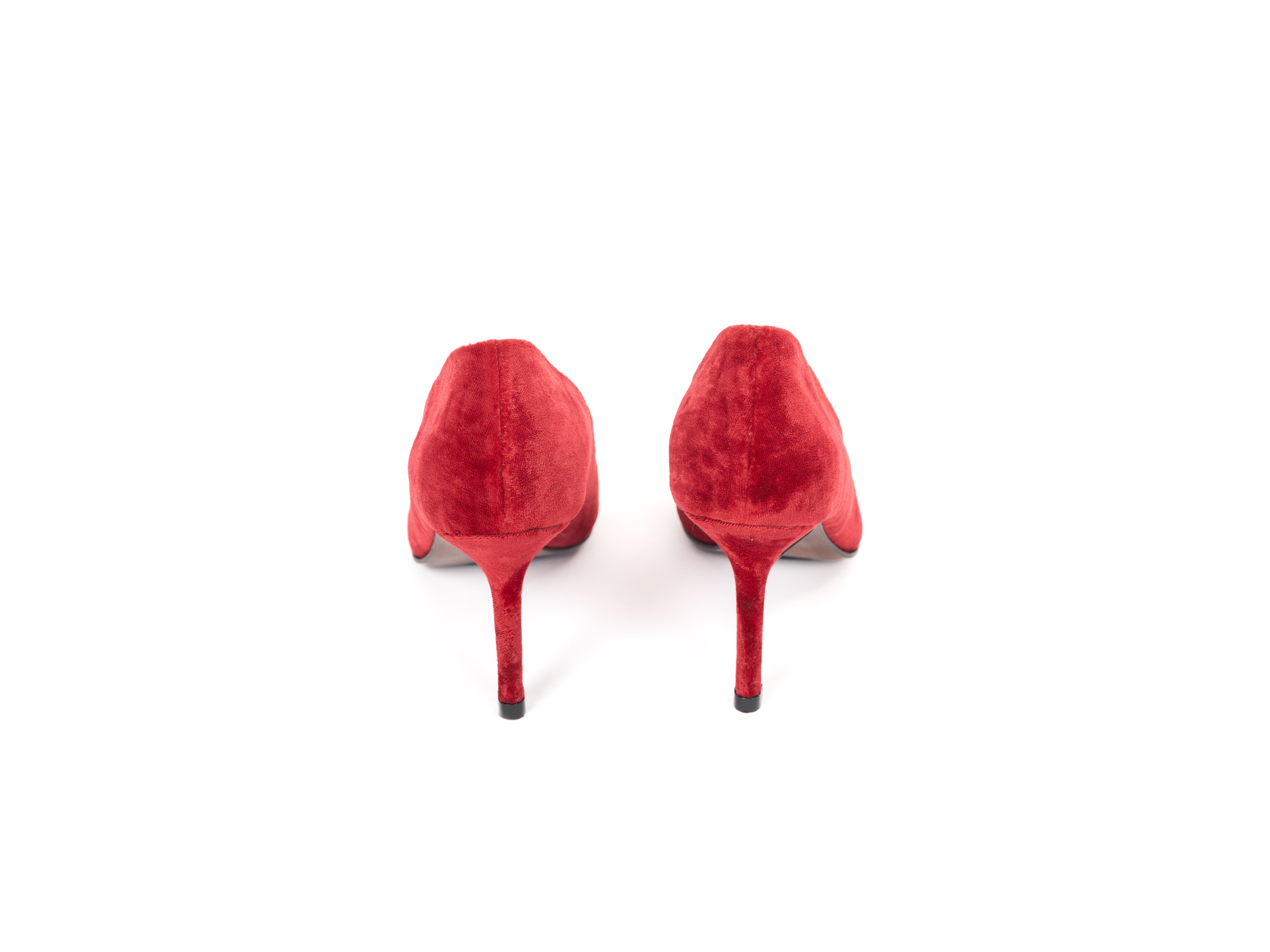 Pumps Rot – Veloursleder (auf Bestellung je nach Farbe)