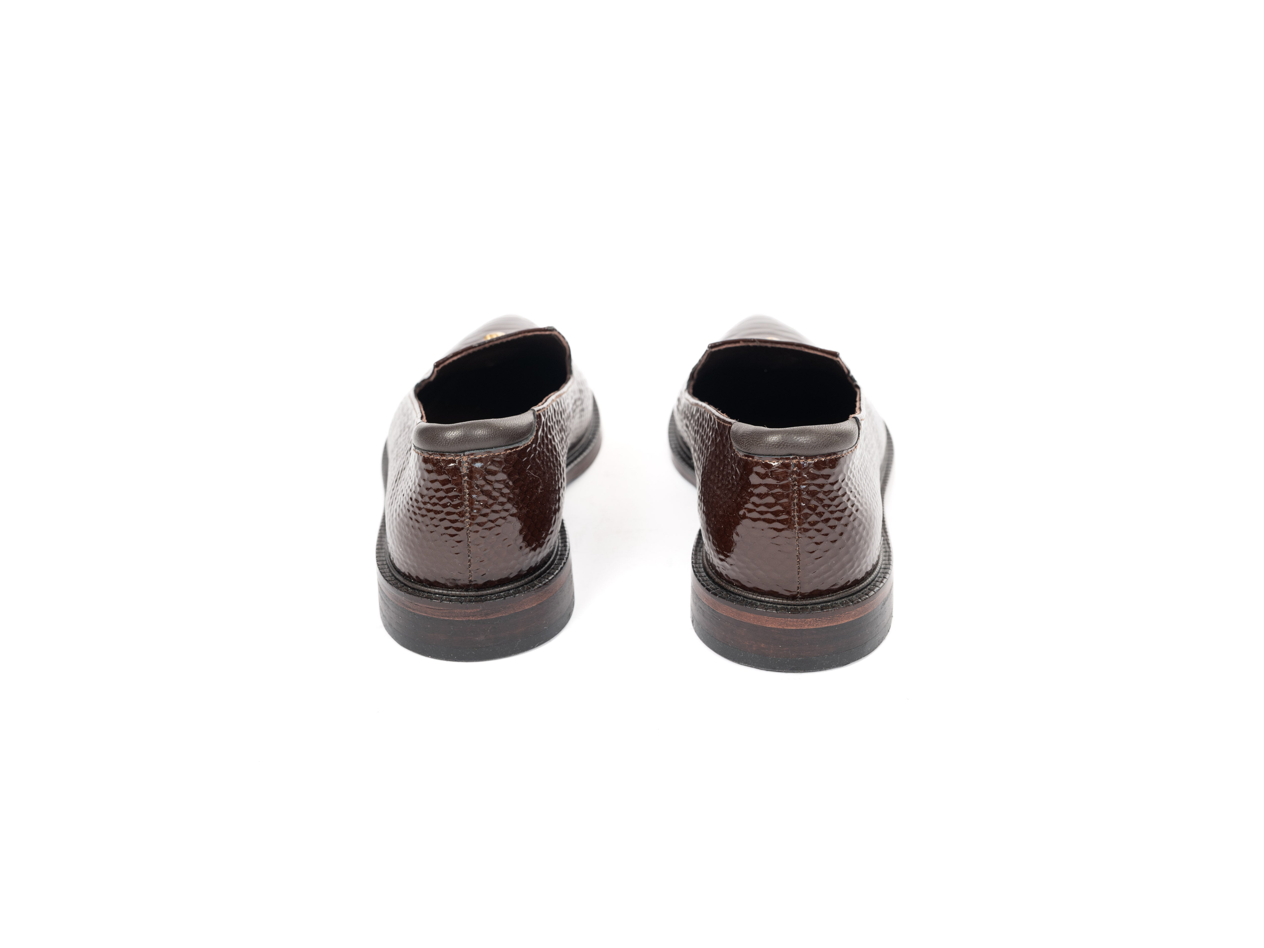 Maya Seyferth Loafer in Braun, Rückansicht