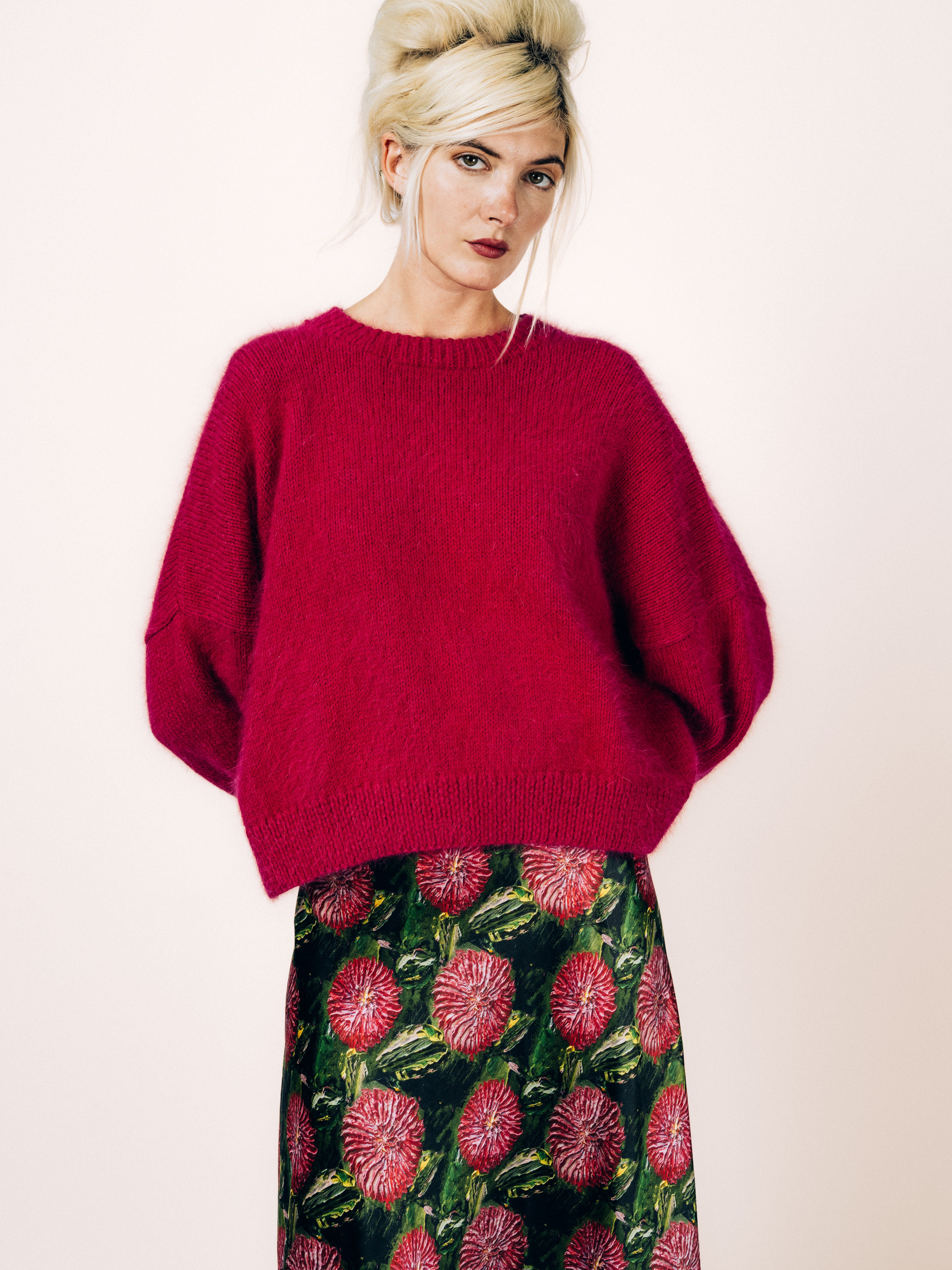 Pullover Angora Pink – detail