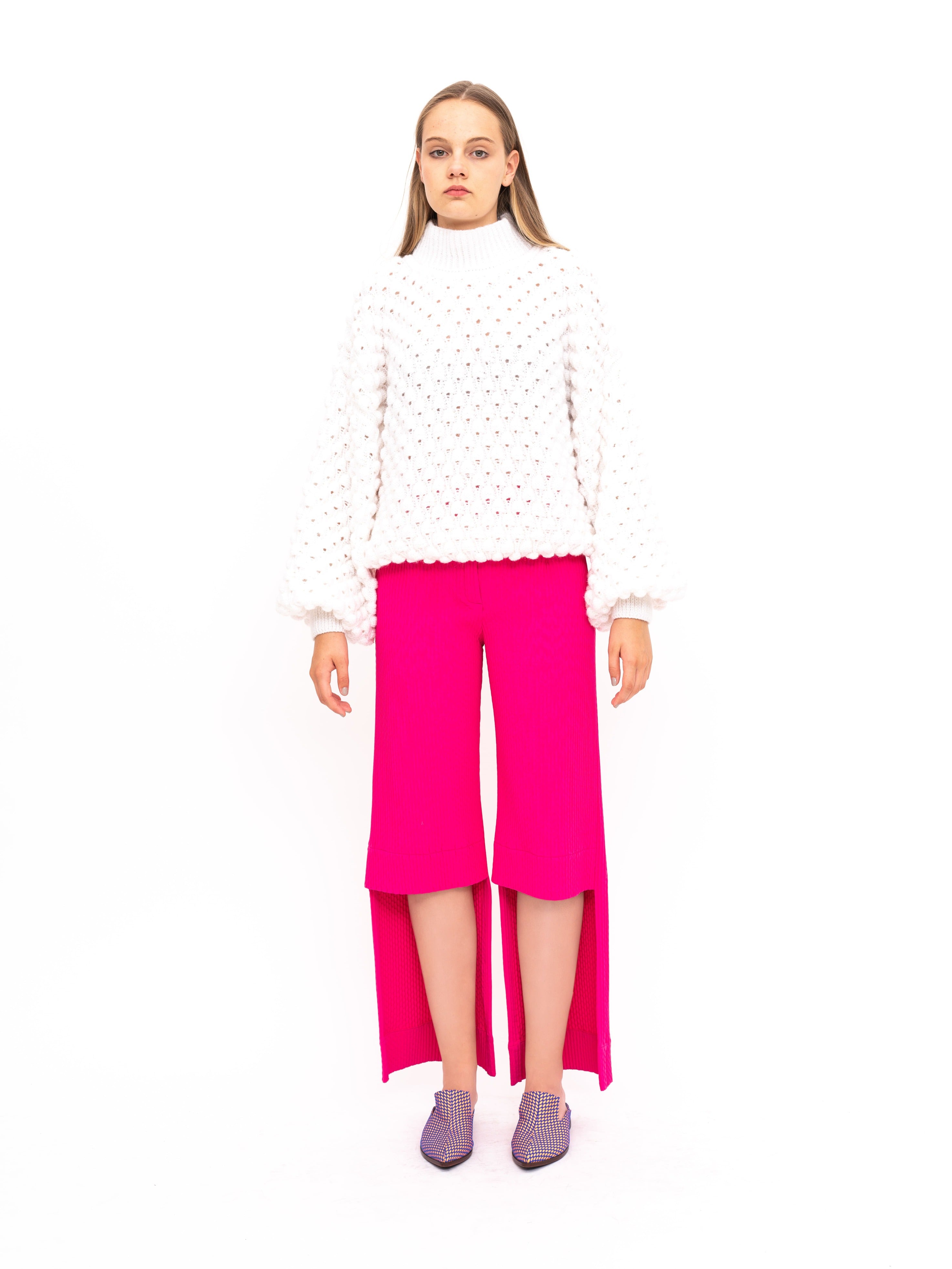 Handmade Pullover White