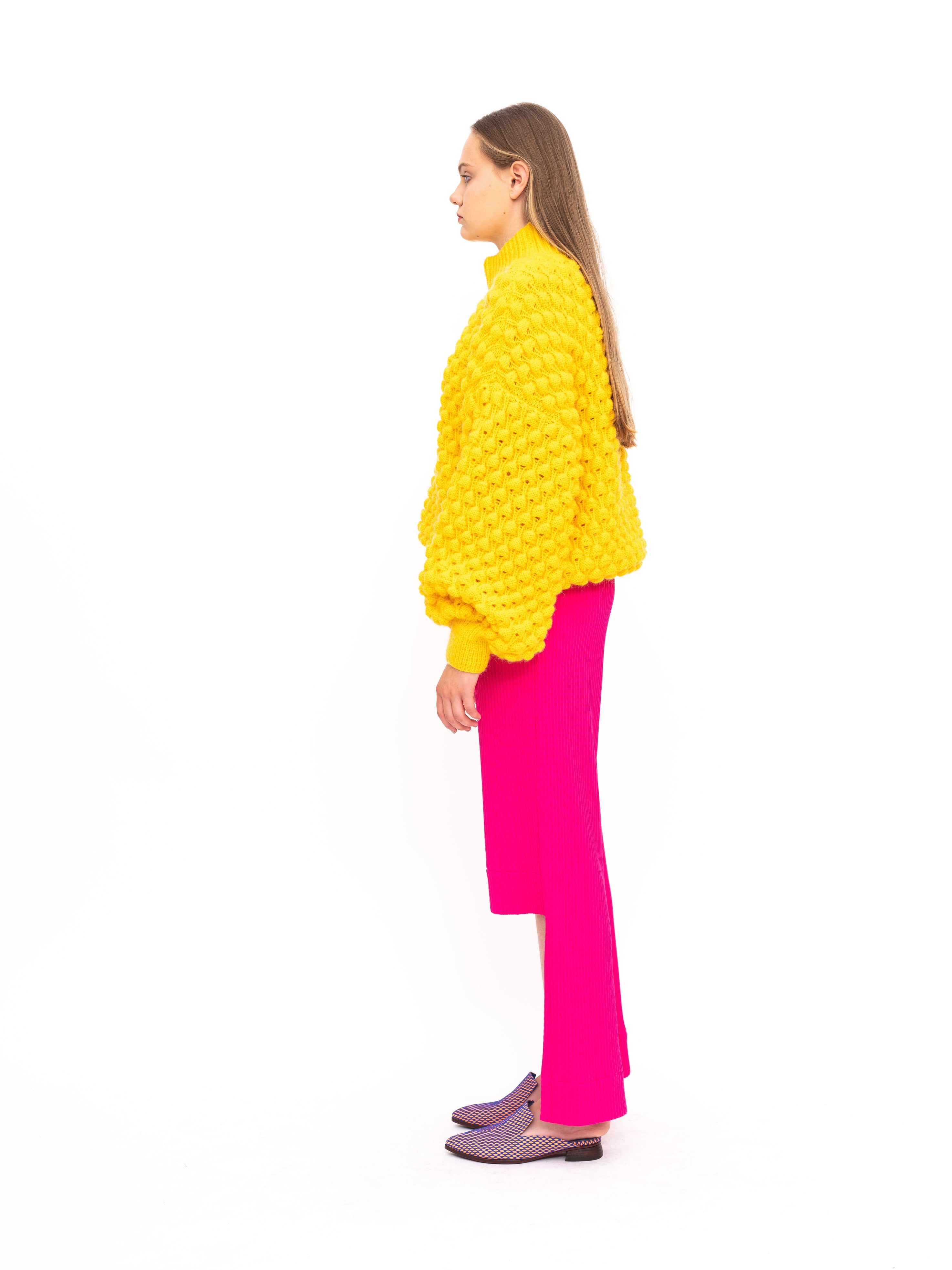 Handmade Pullover Yellow