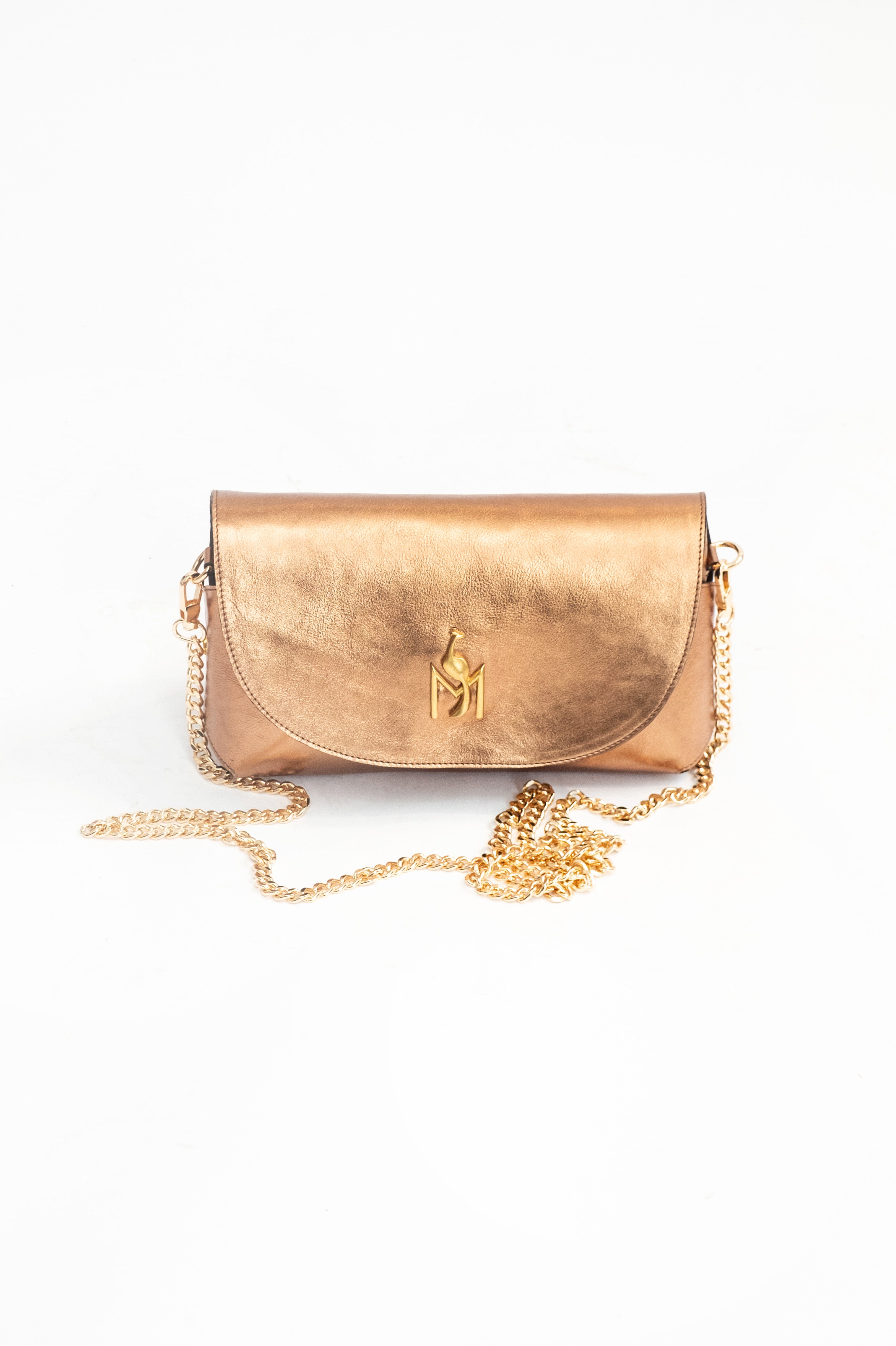 Handmade Bag Metallic Gold